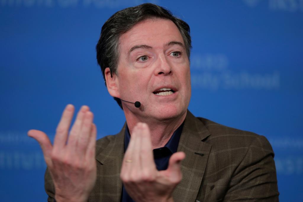 James Comey, en un acto en 2020