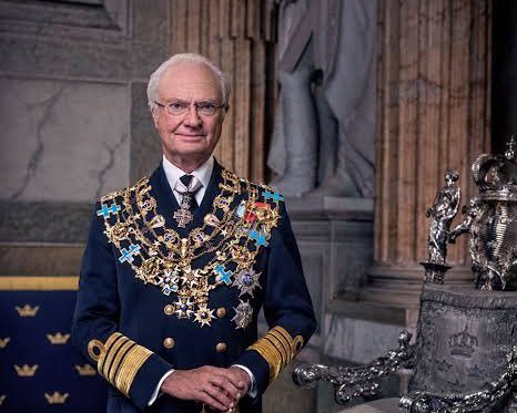 El rey Carlos Gustavo de Suecia.