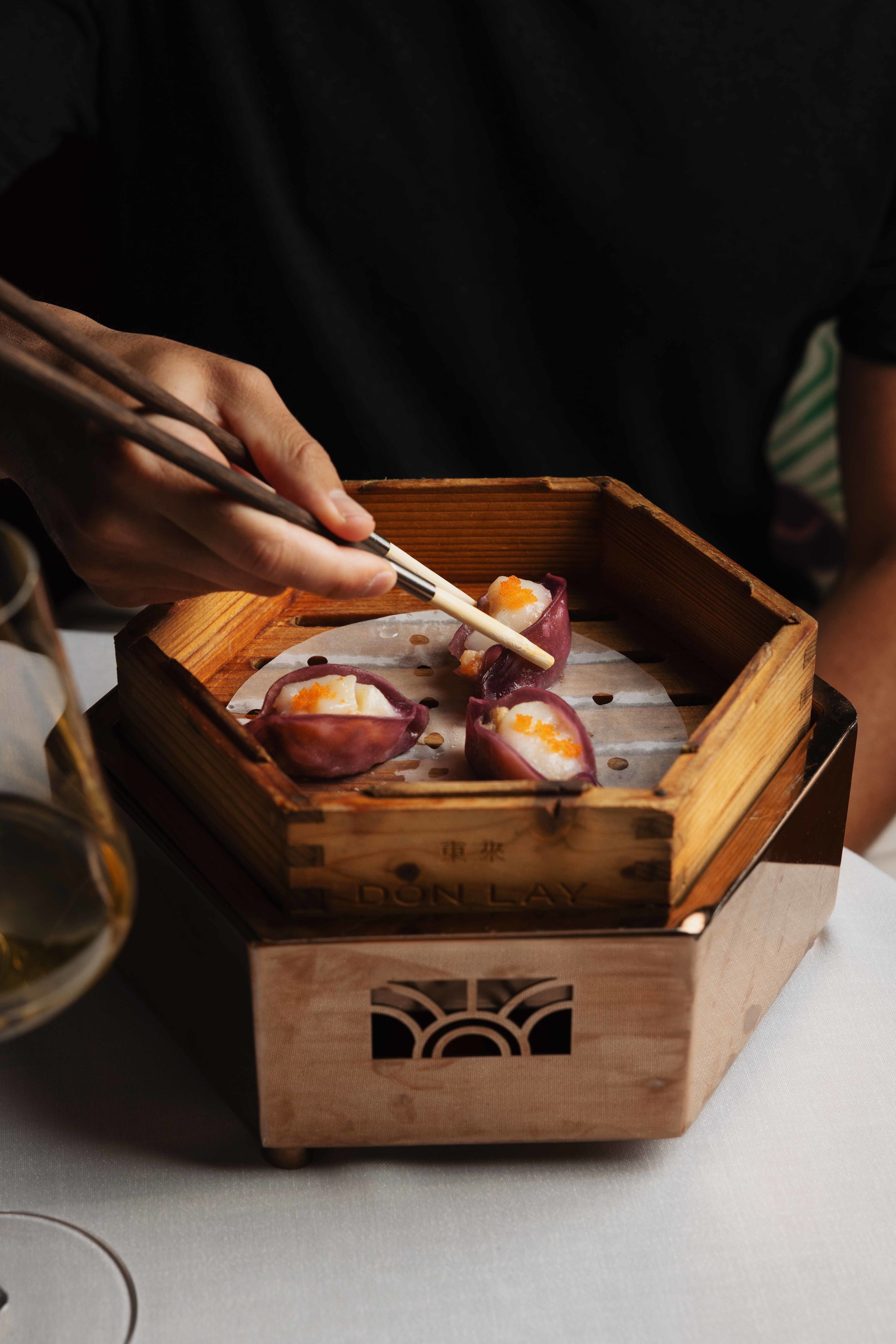 Unos de los dim sum que triunfan en Don Lay.