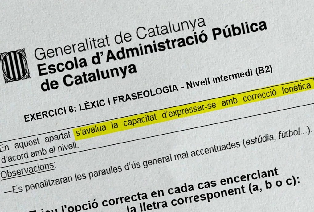 El examen del Ayuntamiento de Amposta.