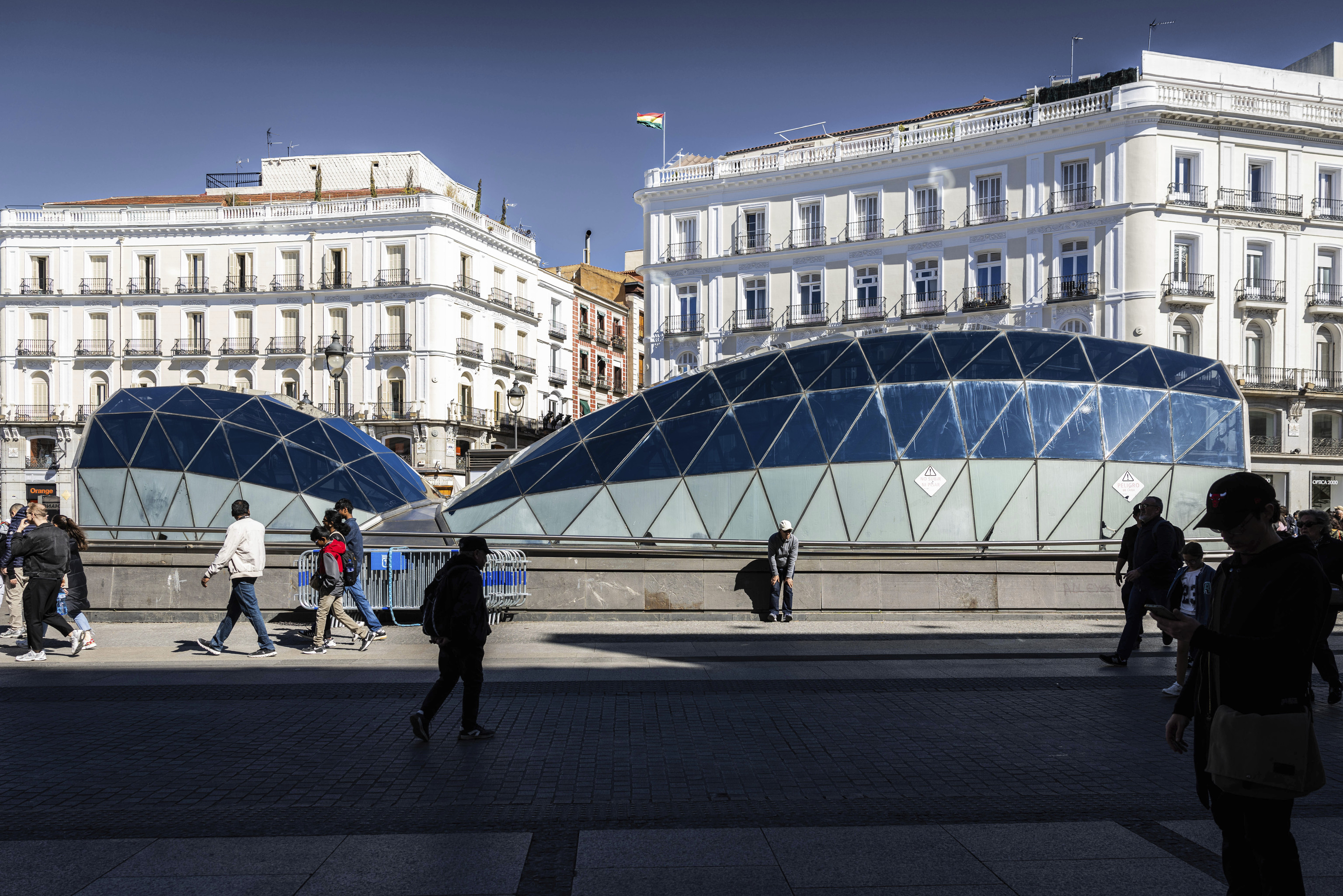 La Puerta del Sol, en el distrito Centro de Madrid.