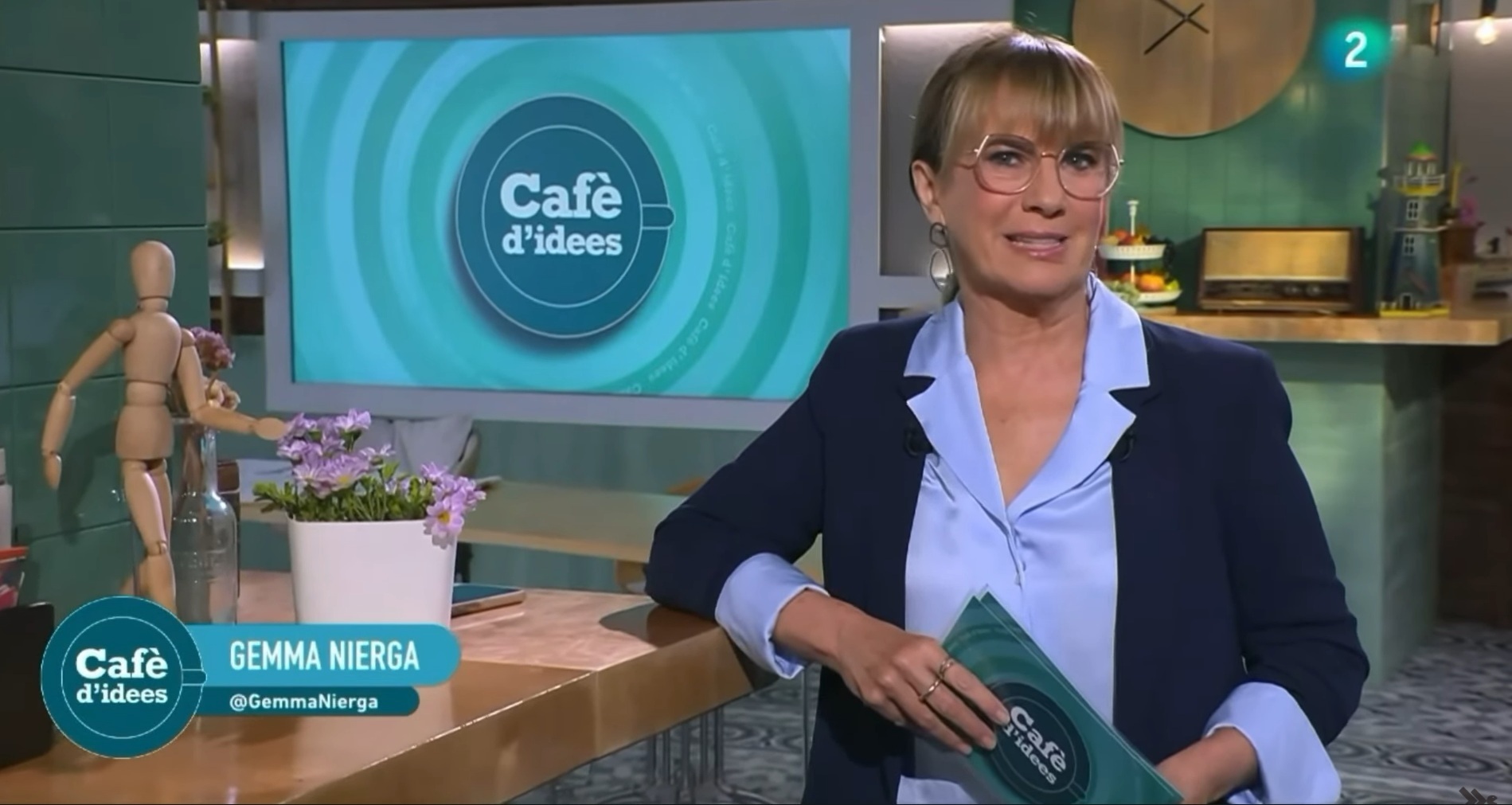 Captura de imagen de Gemma Nierga en su programa de La2Cat de TVE.