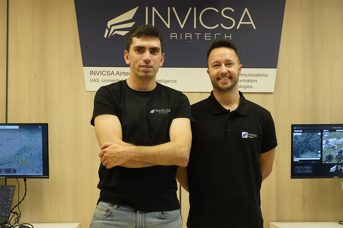Carlos Garc�a Fl�rez y Carlos Almanza son dos de los cuatro cofundadores de Invicsa Airtech.