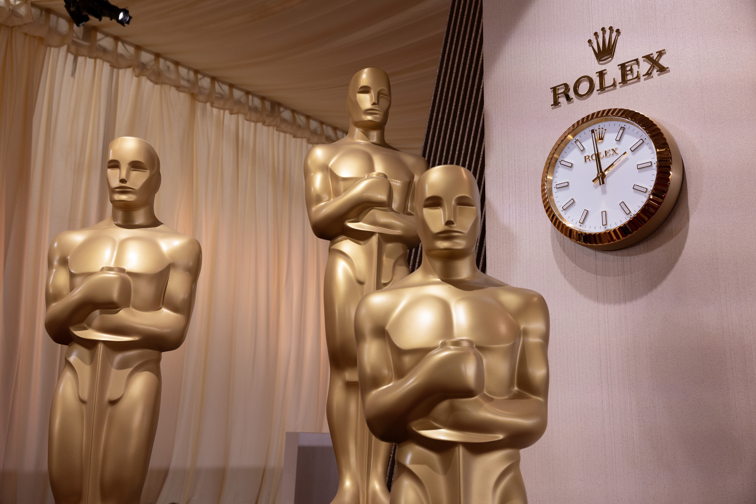 Estatuillas de los Oscar, en la alfombra roja