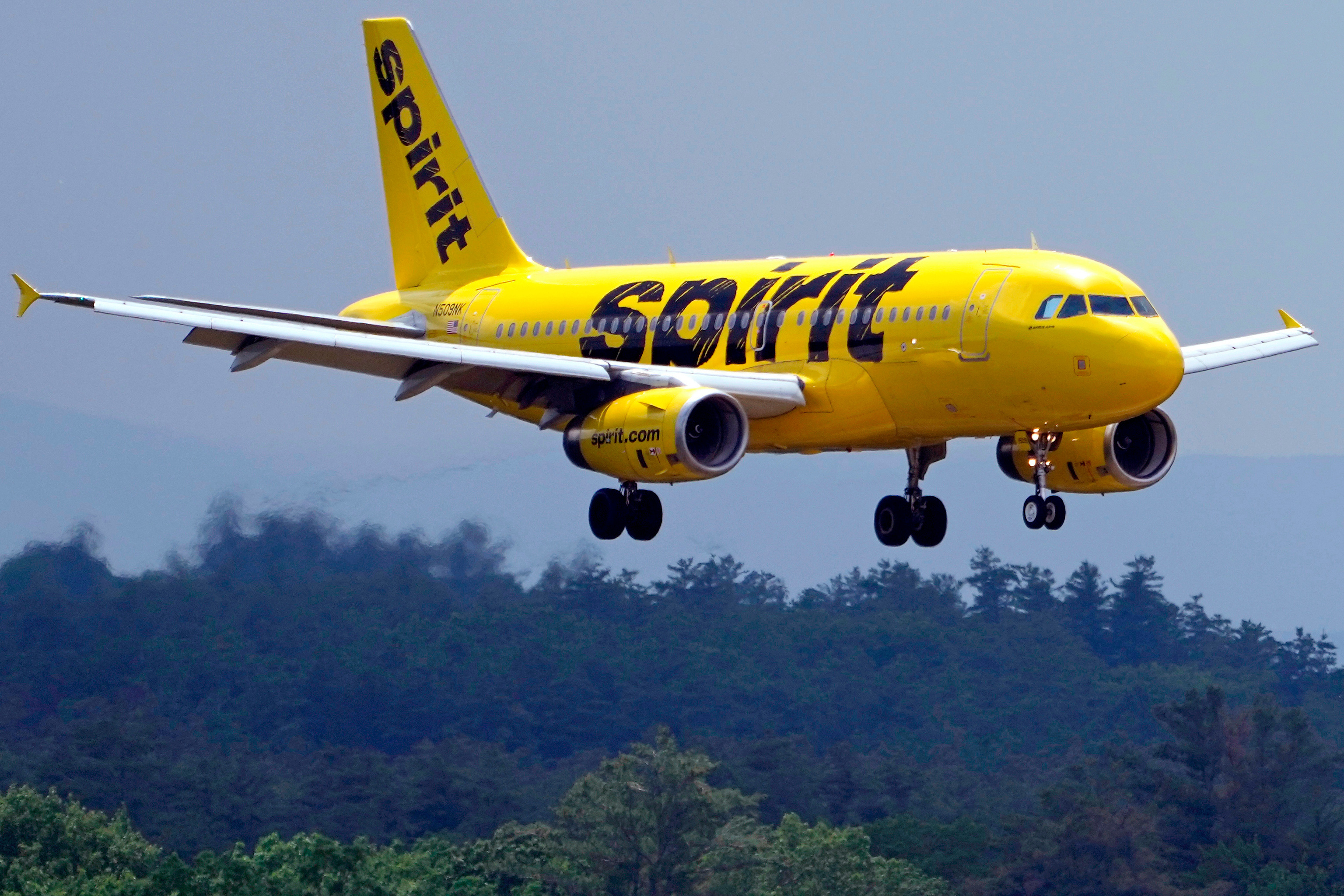 Un avi�n de Spirit Airlines.