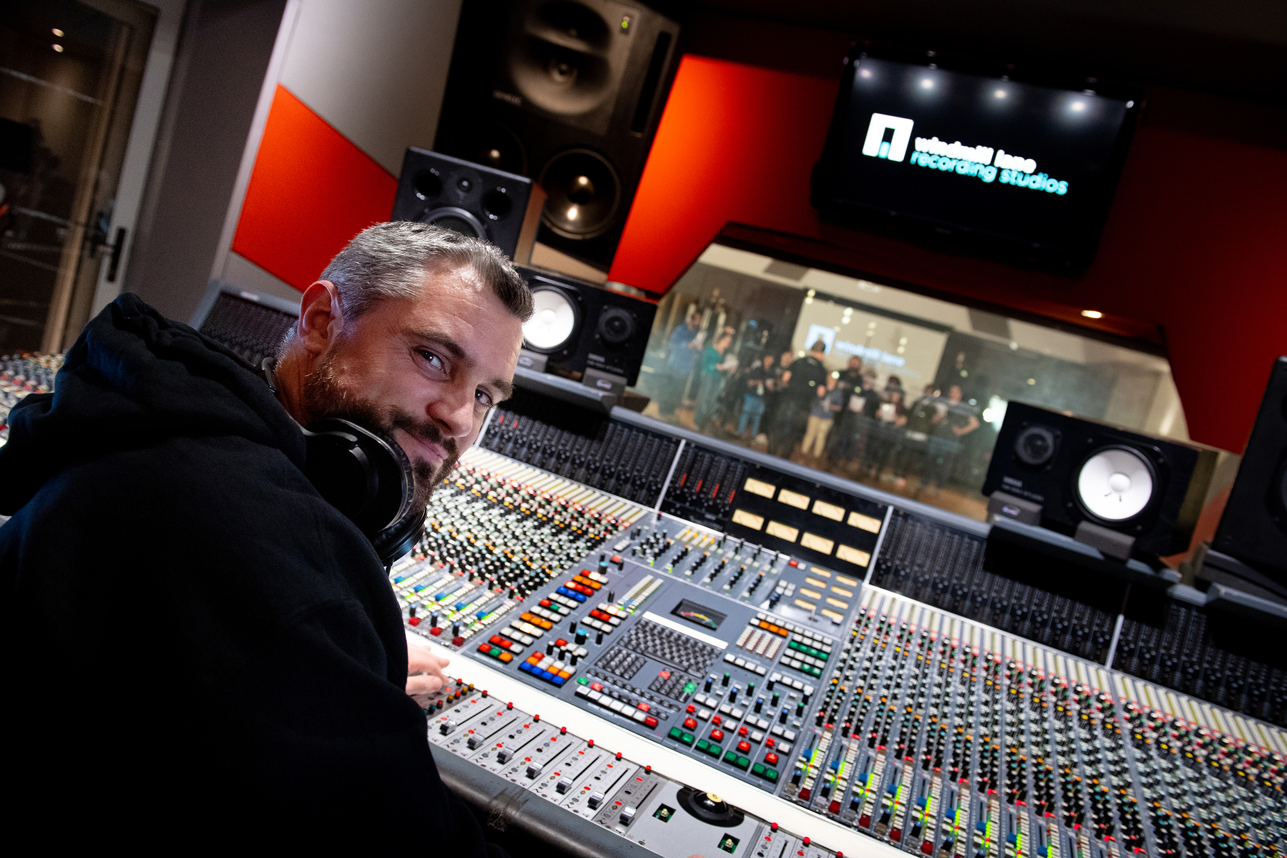 Estudio de grabación en Windmill studios.