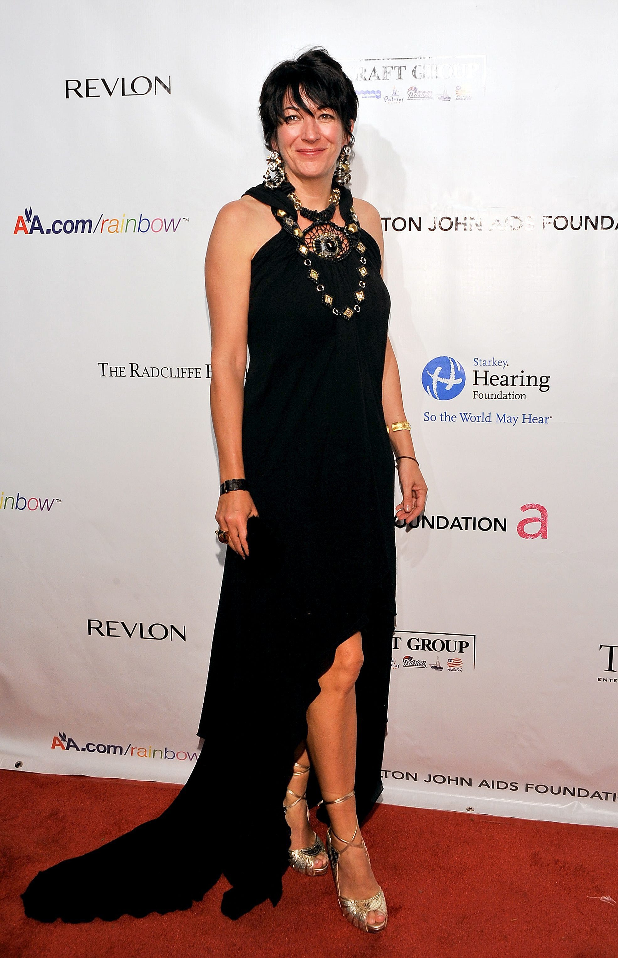 La empresaria Ghislaine Maxwell en la 9ª gala anual "An Enduring Vision" de la Elton John AIDS Foundation, el 18 de octubre de 2010, en Nueva York.