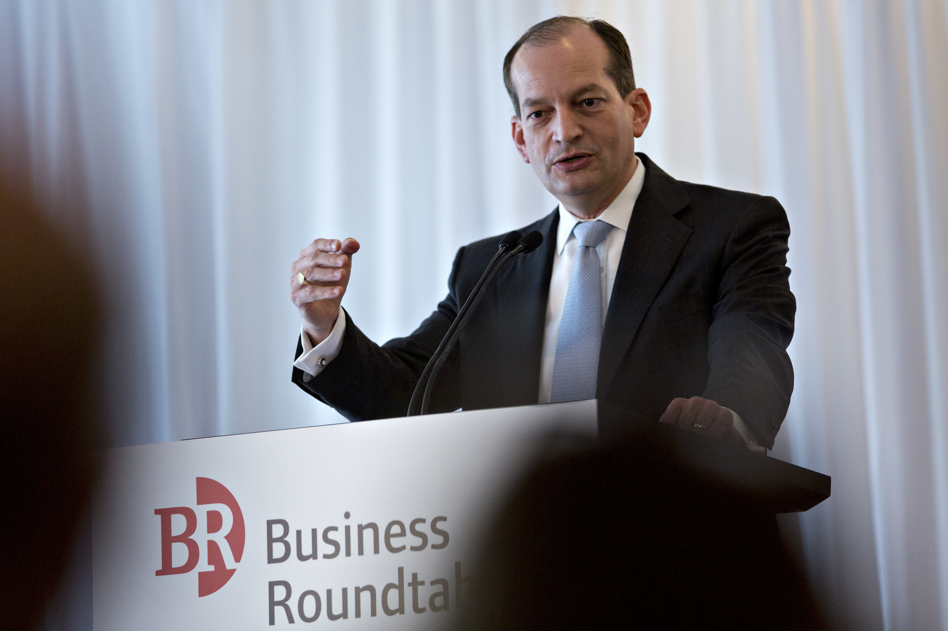 Alexander Acosta, ex secretario de Trabajo de Estados Unidos.
