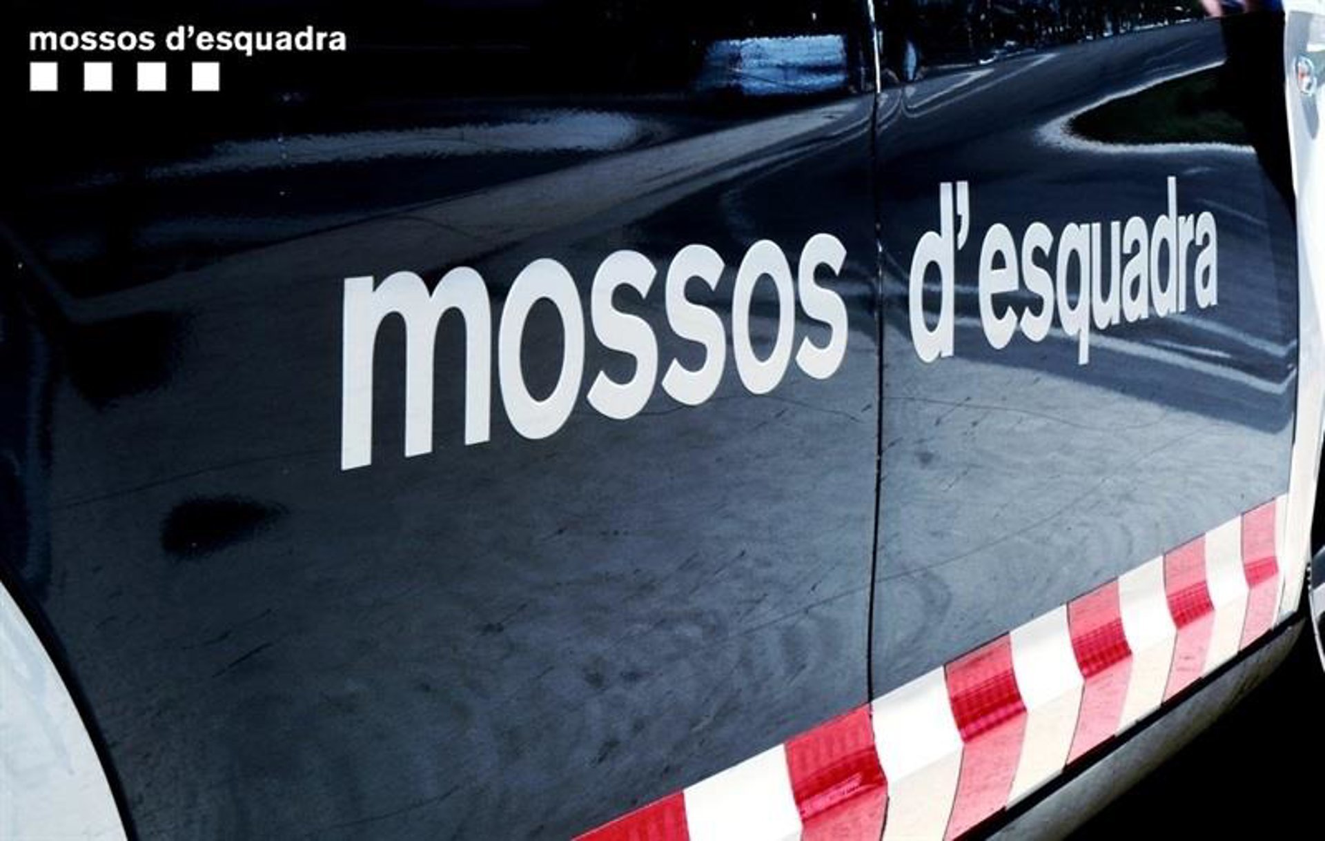 Veh�culo de los Mossos d'Esquadra.