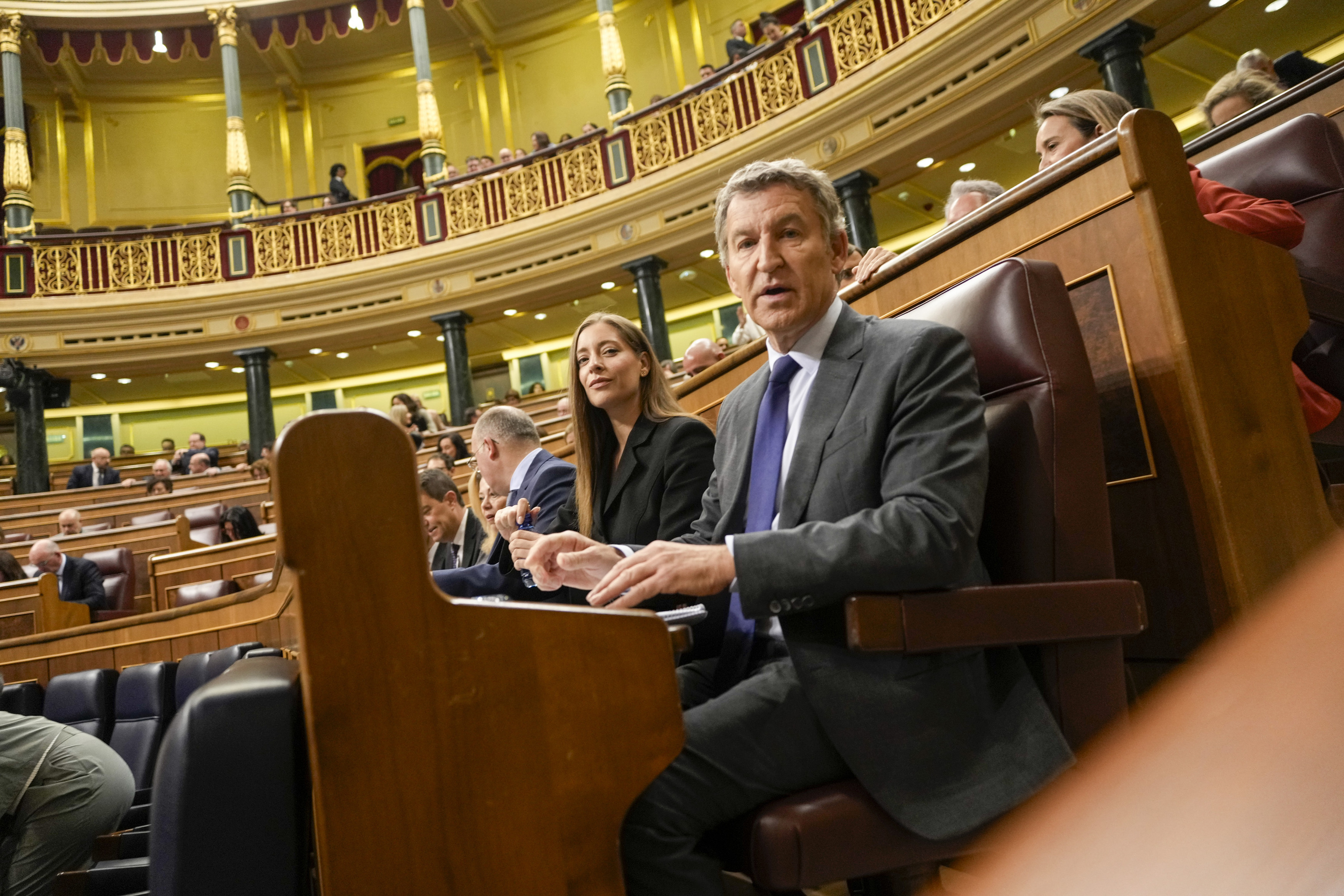 El l�der del PP, Alberto N��ez Feij�o.