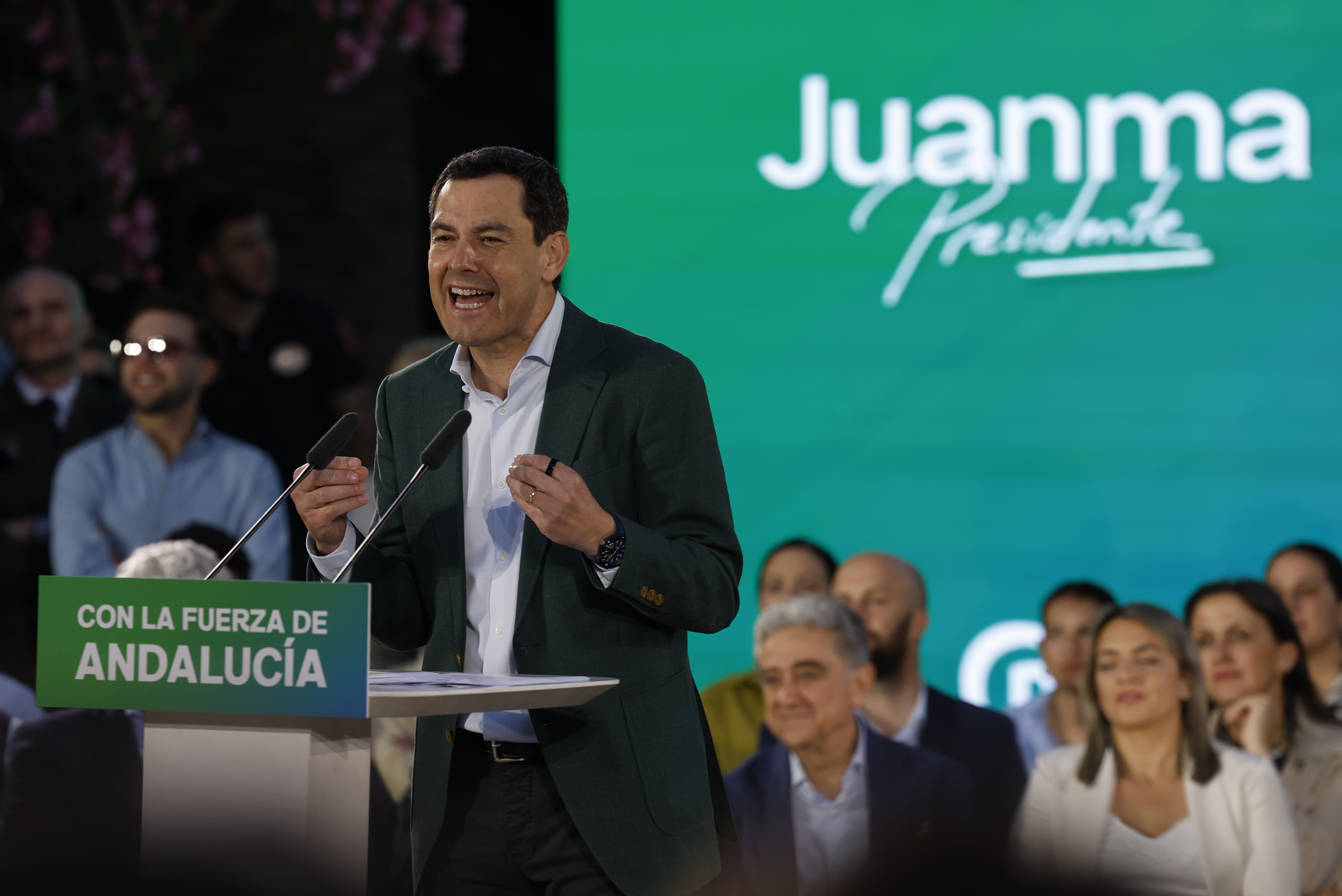 Juanma Moreno, presidente de la Junta de Andaluc�a y candidato a la reelecci�n por el PP.