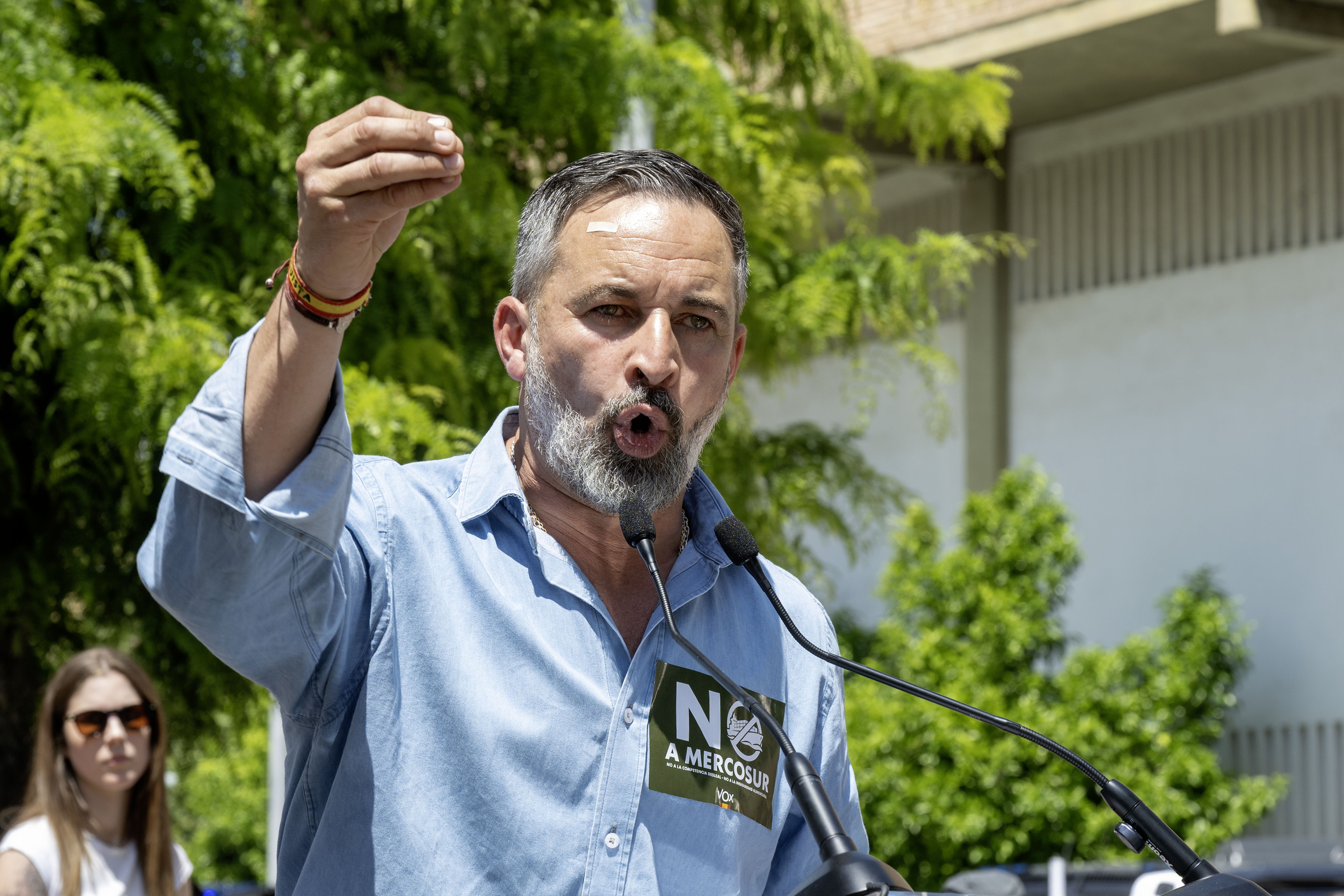 El l�der de Vox, Santiago Abascal.