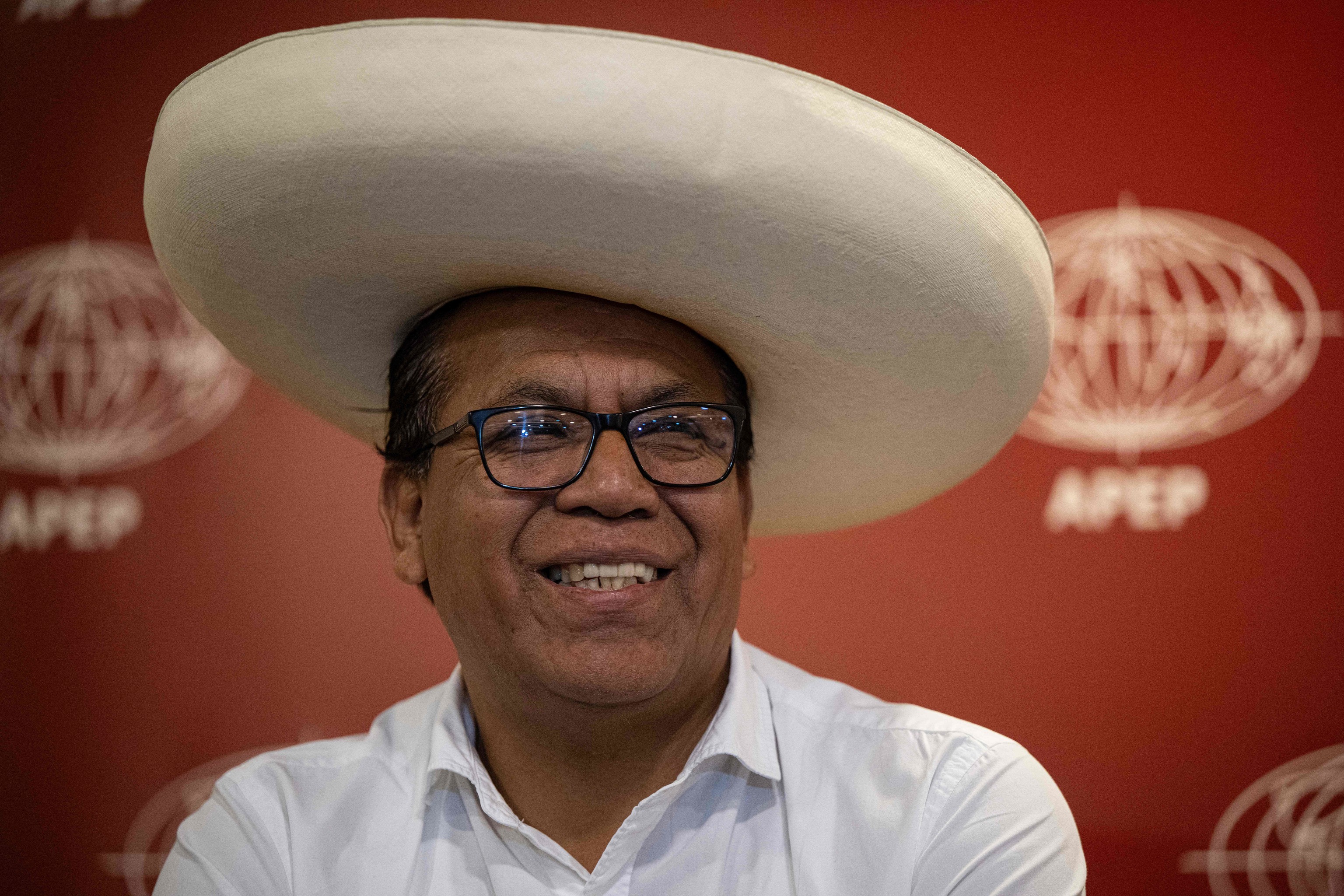 Roberto S�nchez, candidato presidencial en Per�.