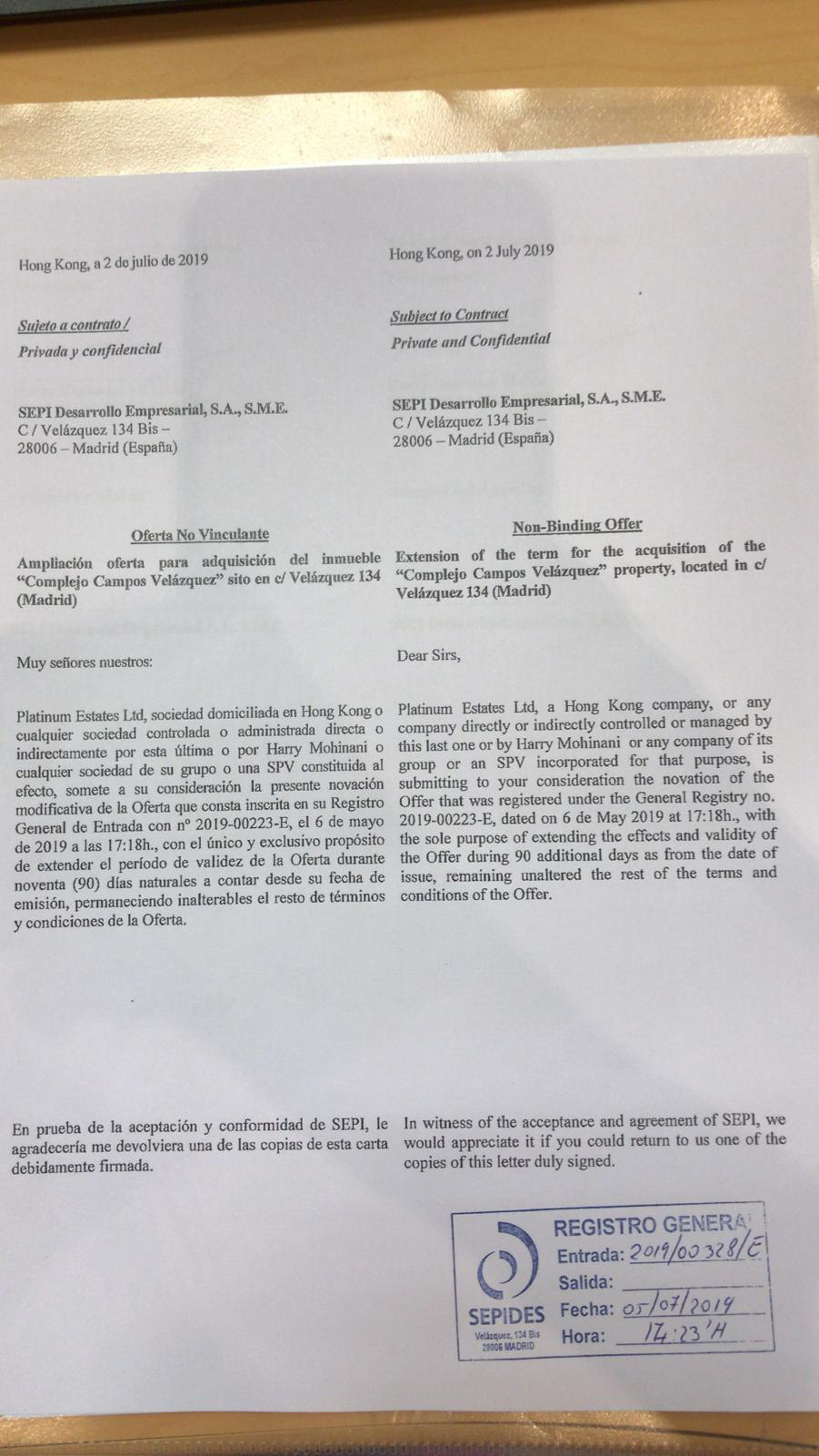 Aldama, Yüksek Mahkeme'ye, Sepi genel merkezinin satışı için Ábalos ile 5 milyonluk komisyon konusunda anlaştığı bir Koldo kaseti sunar.