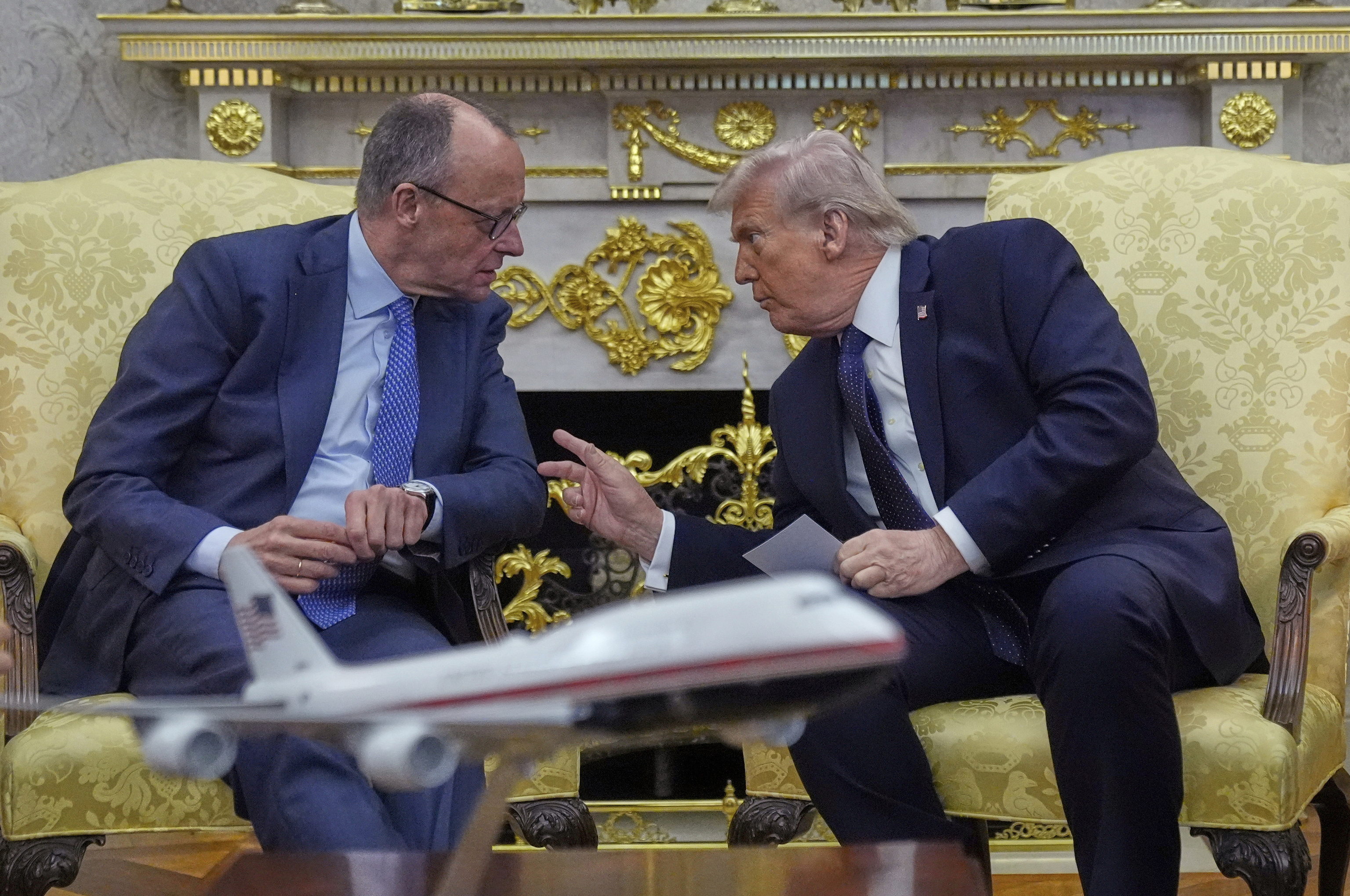 Friedrich Merz y Donald Trump, en la Casa Blanca.