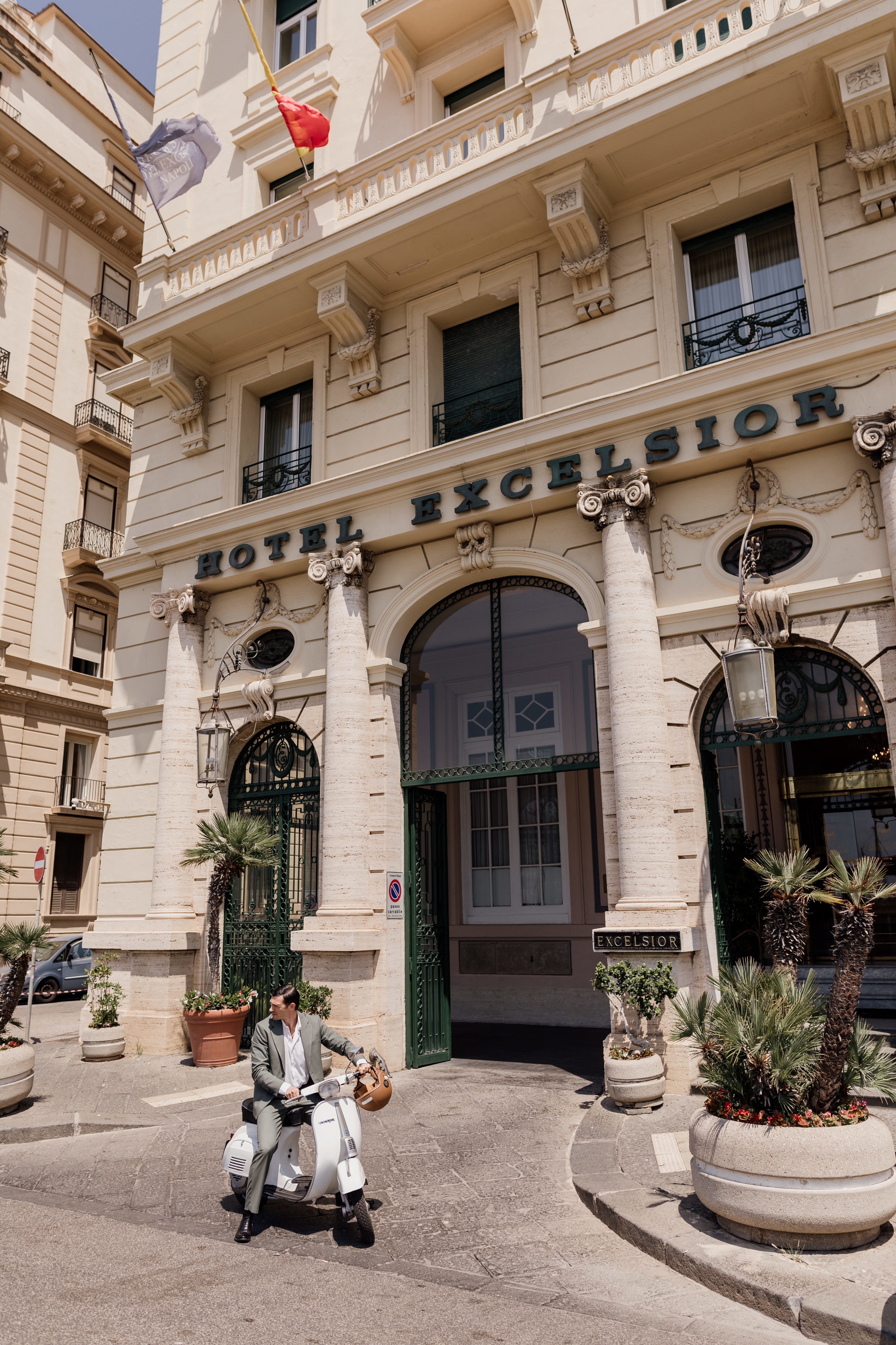 Fachada del Excelsior Eurostars, inaugurado en 1908.