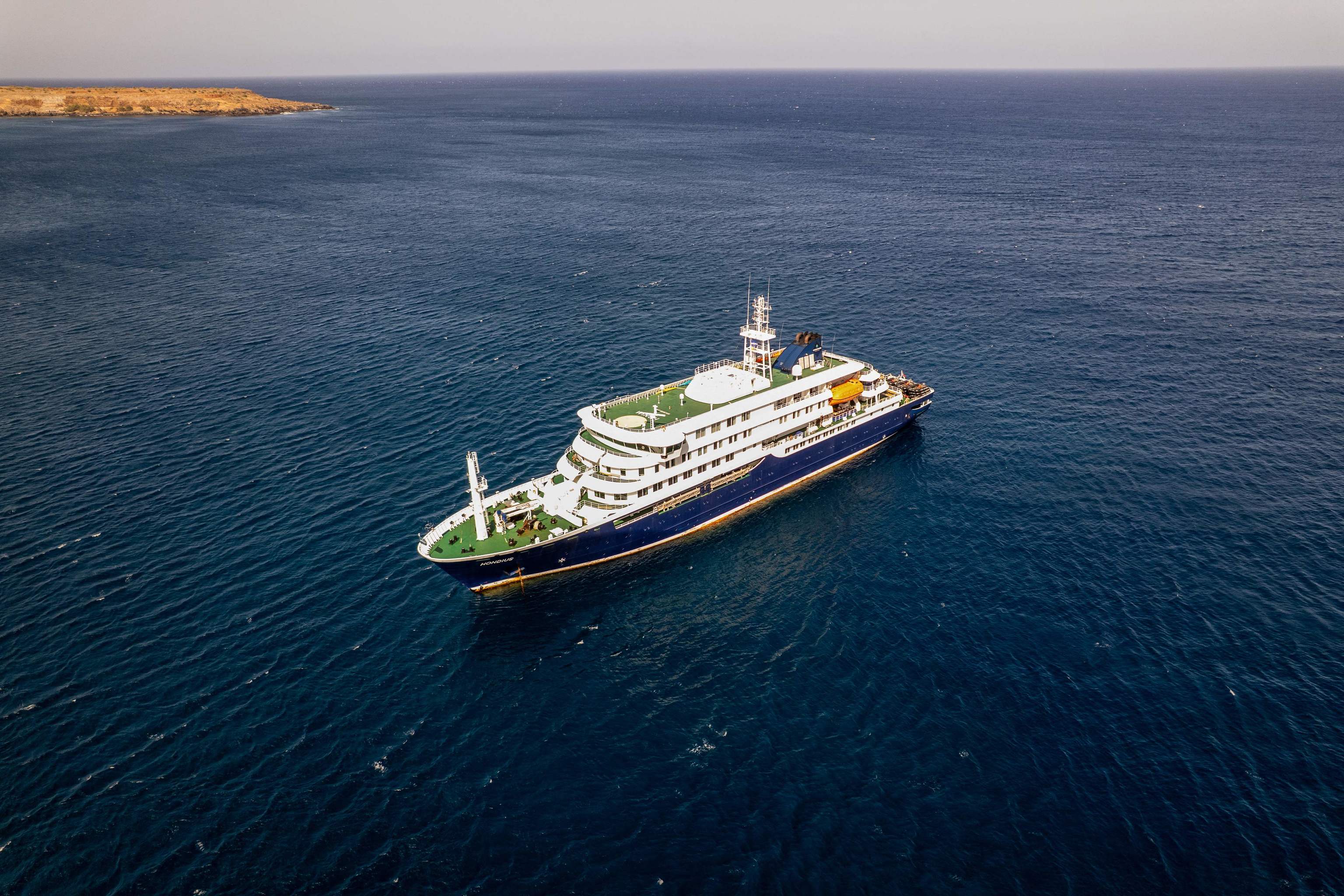 El crucero MV Hondius.