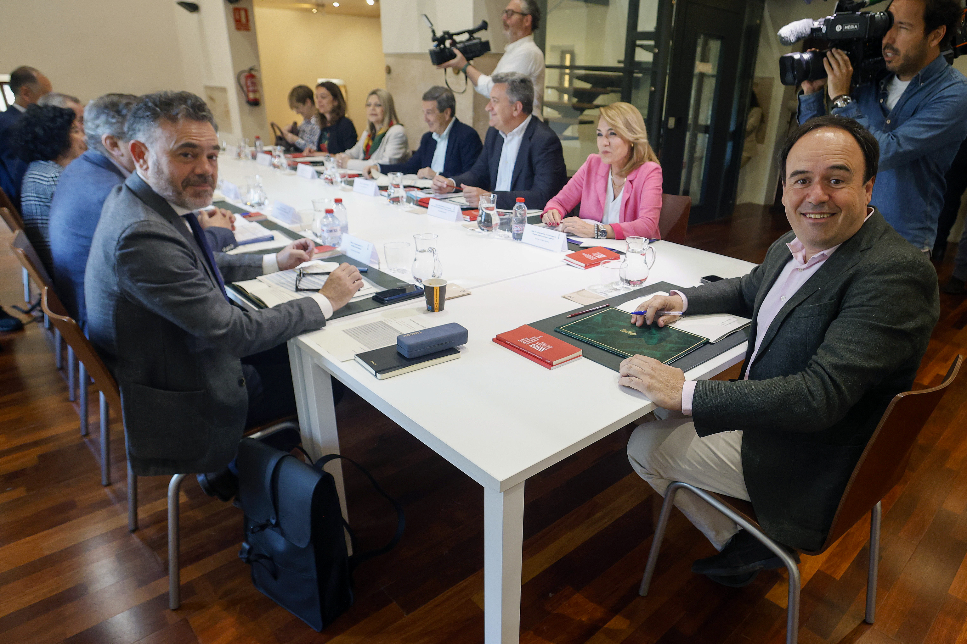 Reuni�n del pleno del Consell en La Vila Joiosa este lunes.