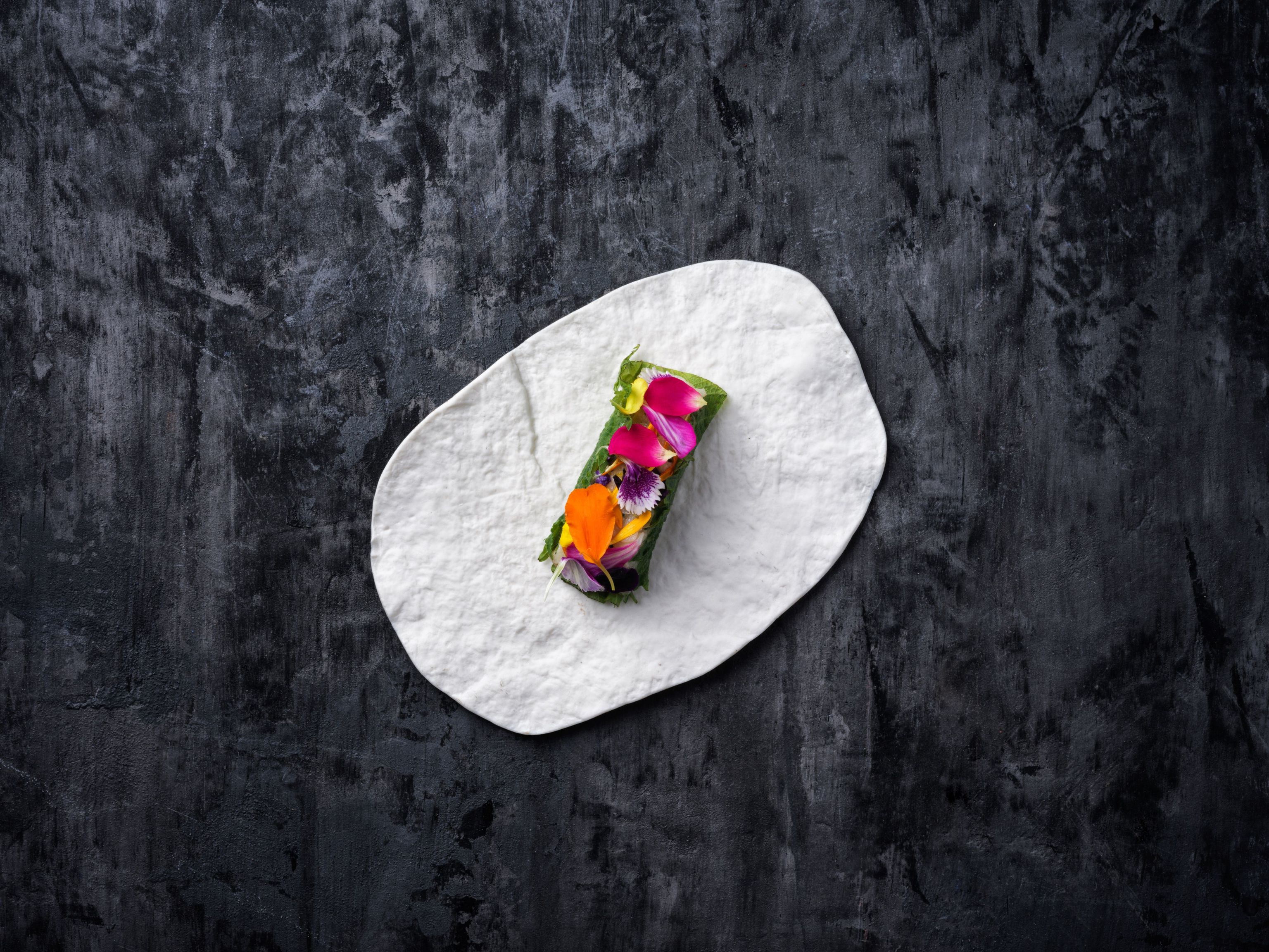 Uno de los platos creados para el restaurante Solla.