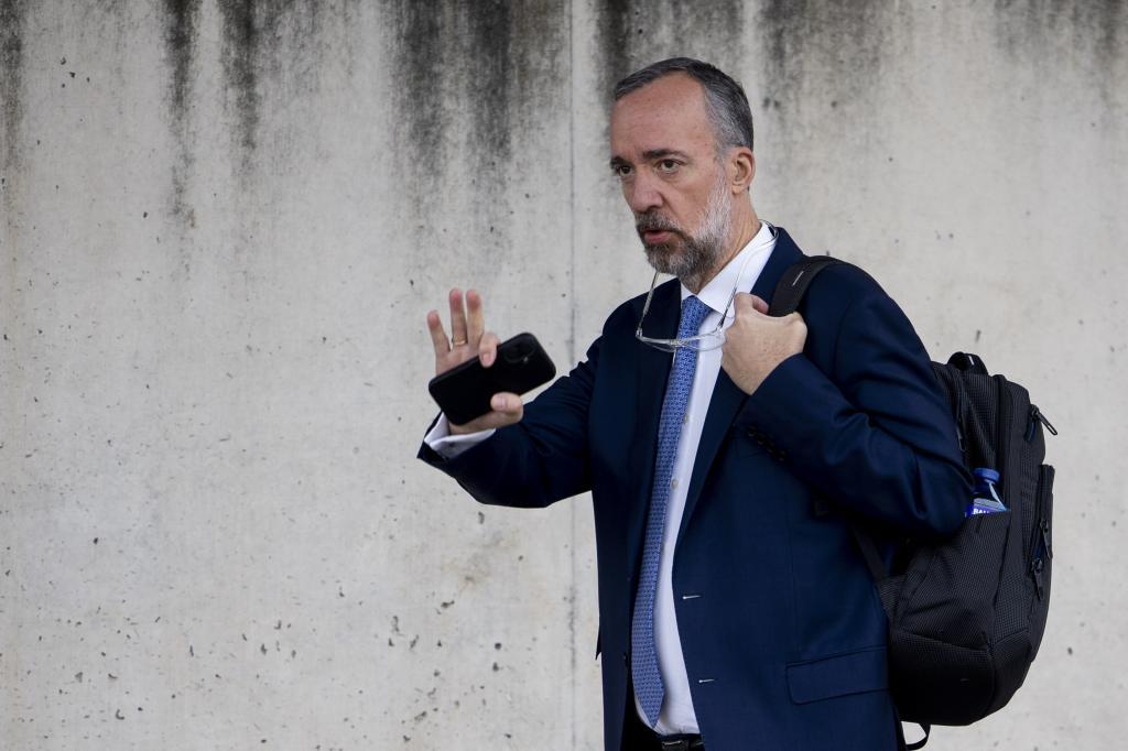 Francisco Mart�nez, ex secretario de Estado de Seguridad, este lunes, a su llegada a la Audiencina Nacional.