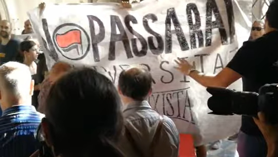 El altercado en la UB