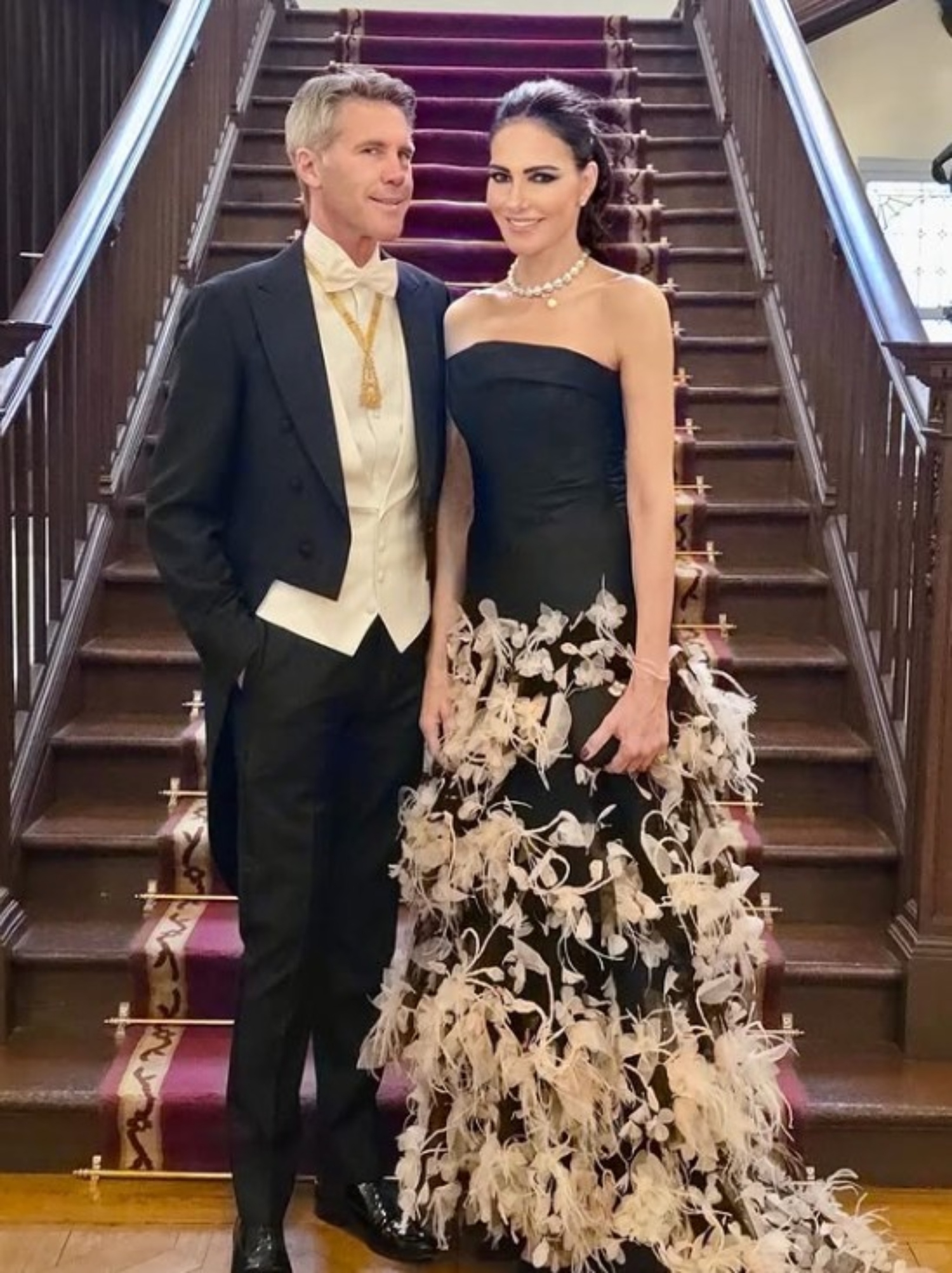 Filiberto de Saboya y Adriana Abascal en una de las instant�neas de su viaje a Tokio