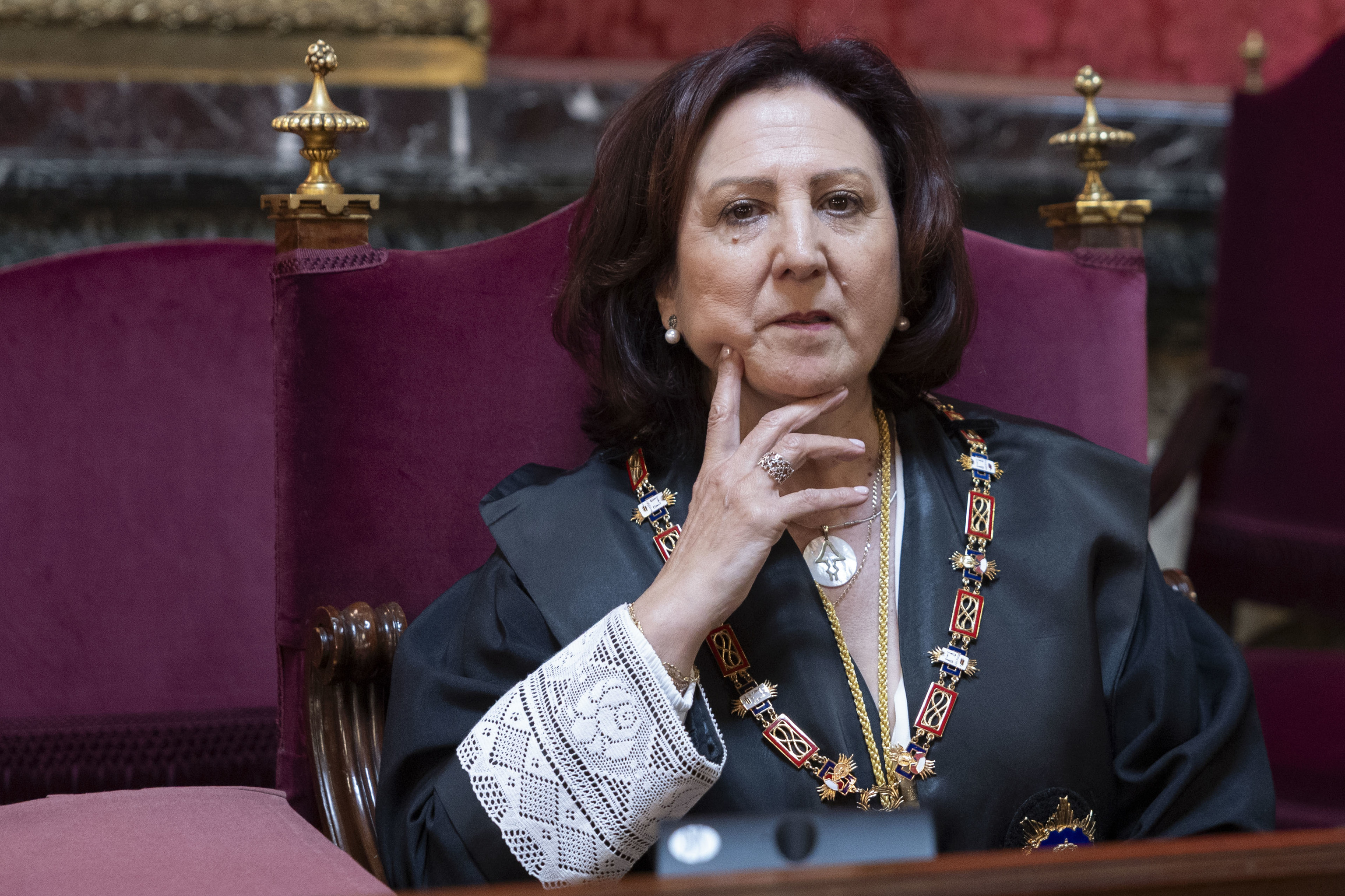 La fiscal General del Estado, Teresa Peramato, en una toma de posesi�n en el Tribunal Supremo.