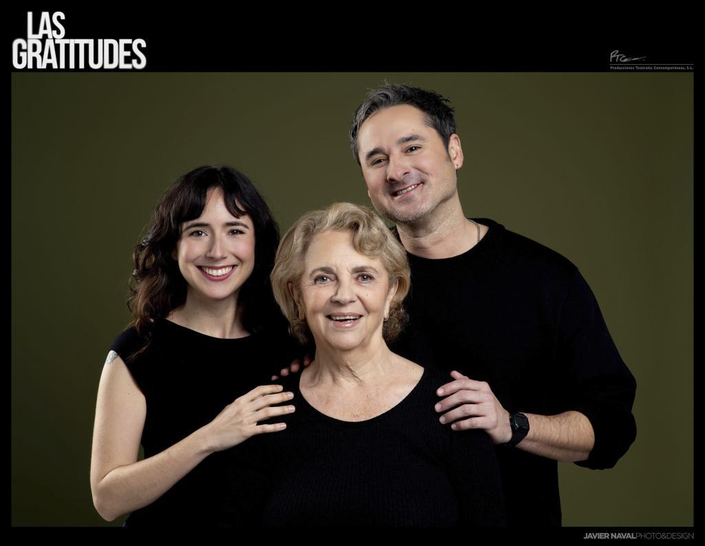 Macarena Sanz, Gloria Mu�oz y R�mulo Assereto en 'Las gratitudes'.