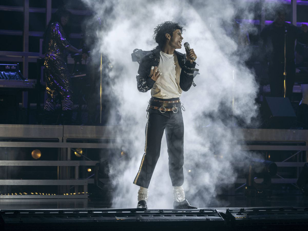 Jaafar Jackson en el papel de su t�o en 'Michael'.