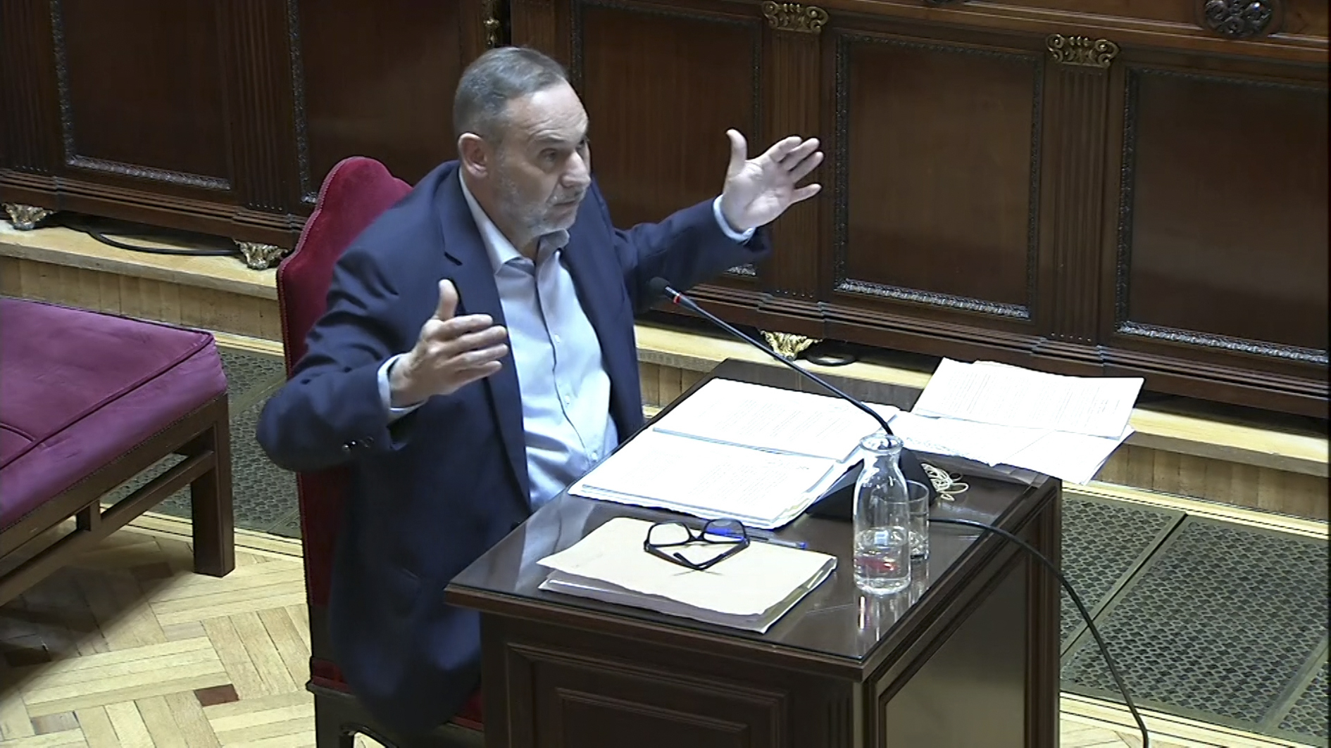 Jos� Luis �balos, durante su declaraci�n en el Supremo.
