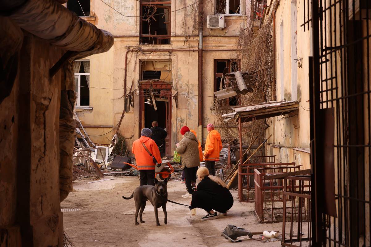 Ataque ruso en la ciudad ucraniana de Odesa, en una imagen de archivo