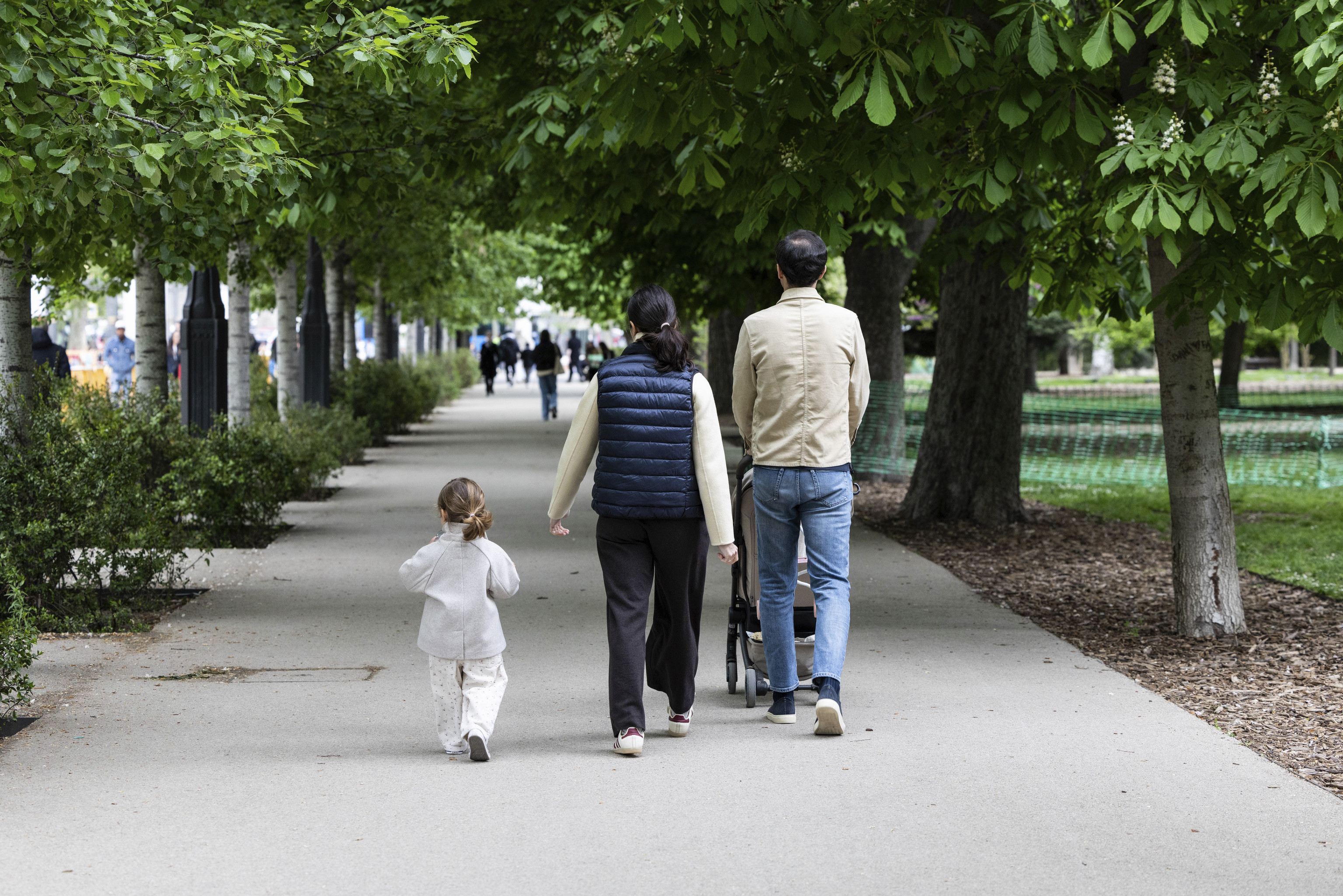 Uno de los rincones del parque de El Retiro.