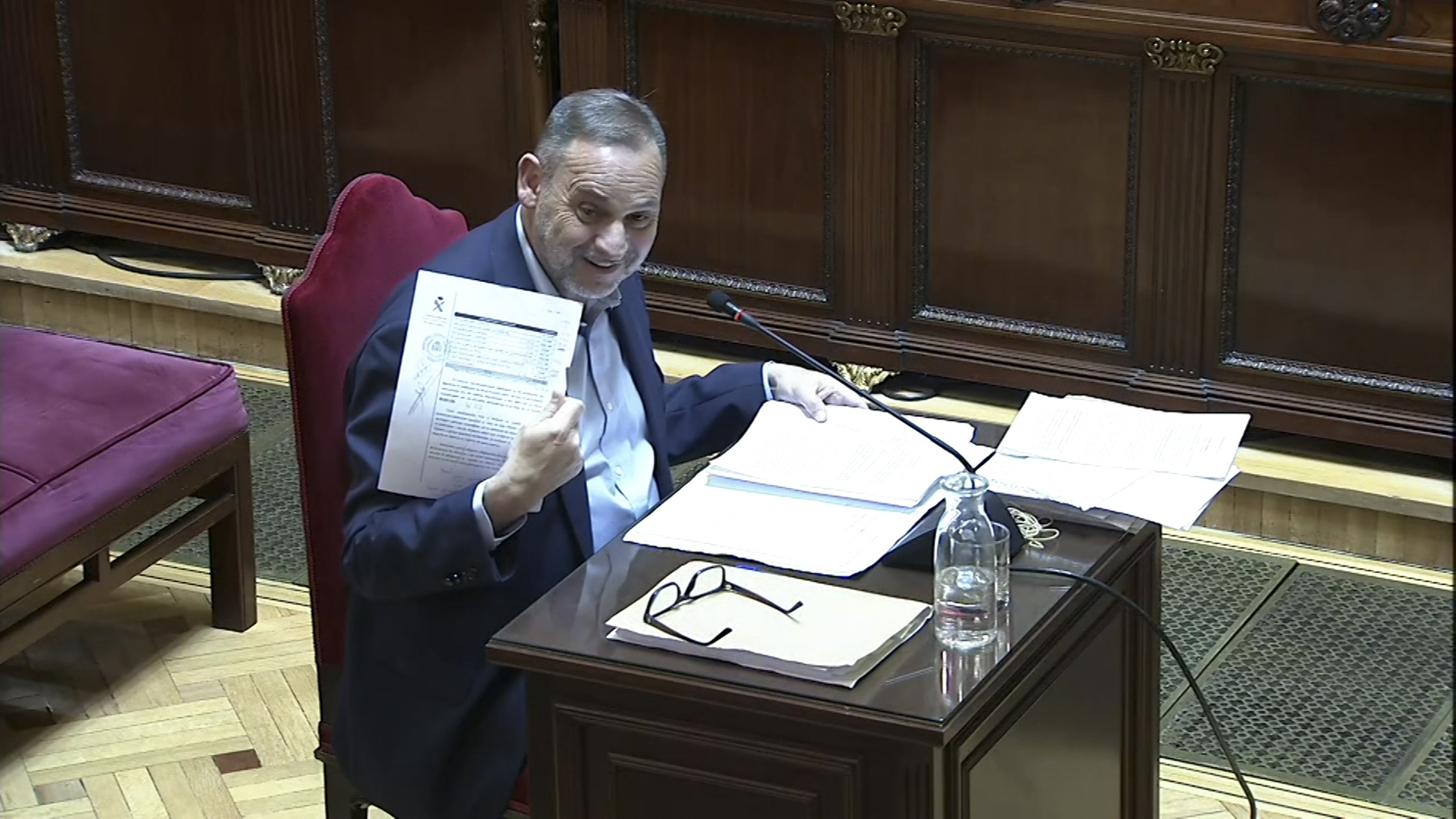 Jos� Luis �balos, en el Tribunal Supremo.
