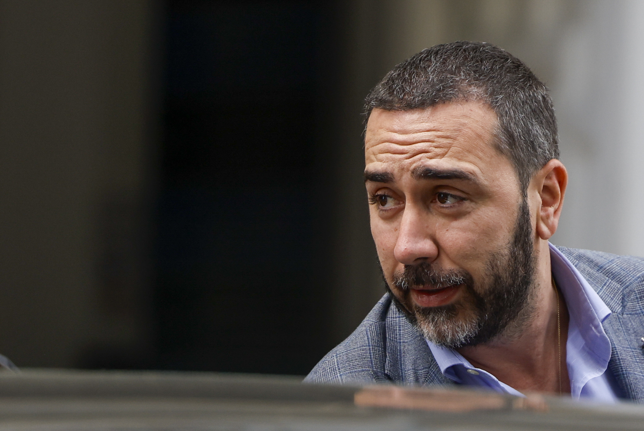 V�ctor de Aldama, a su salida del Tribunal Supremo, este lunes.