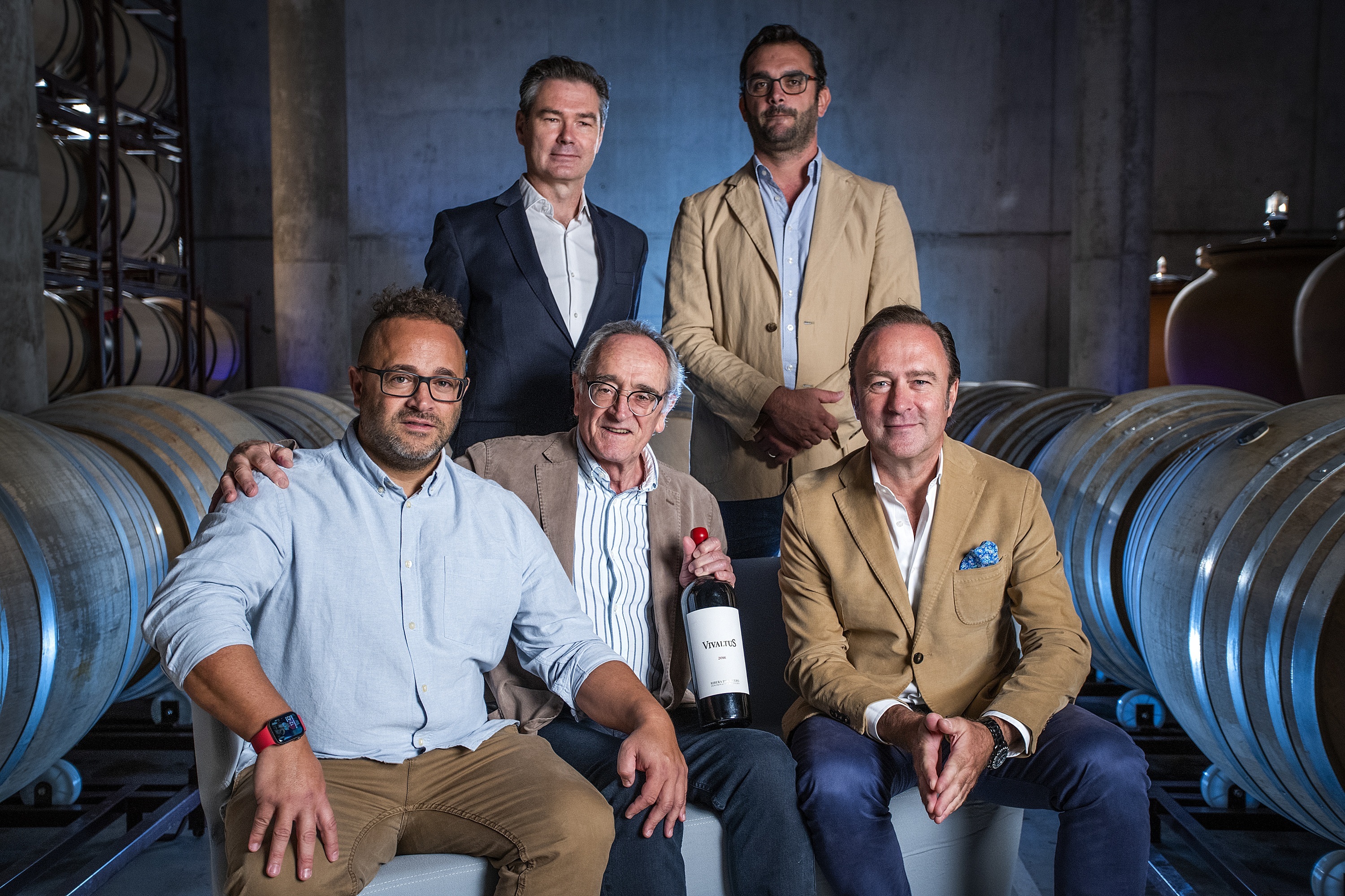 Foto de grupo de la bodega Vivaltus.