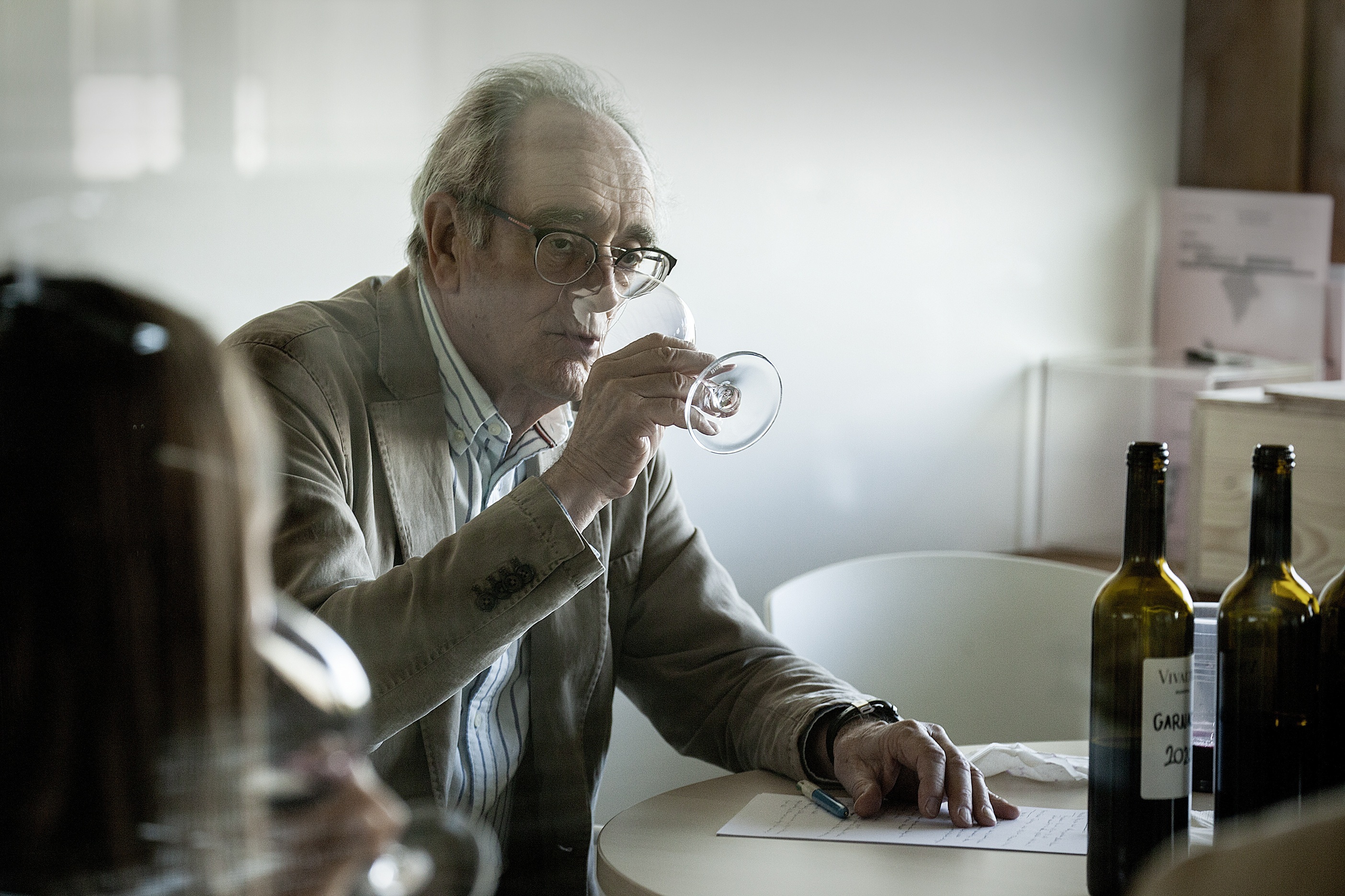 El en�logo franc�s Jean-Claude Berrouet.