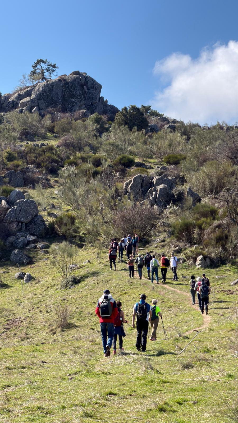 Recorrido en la sierra de Madrid.