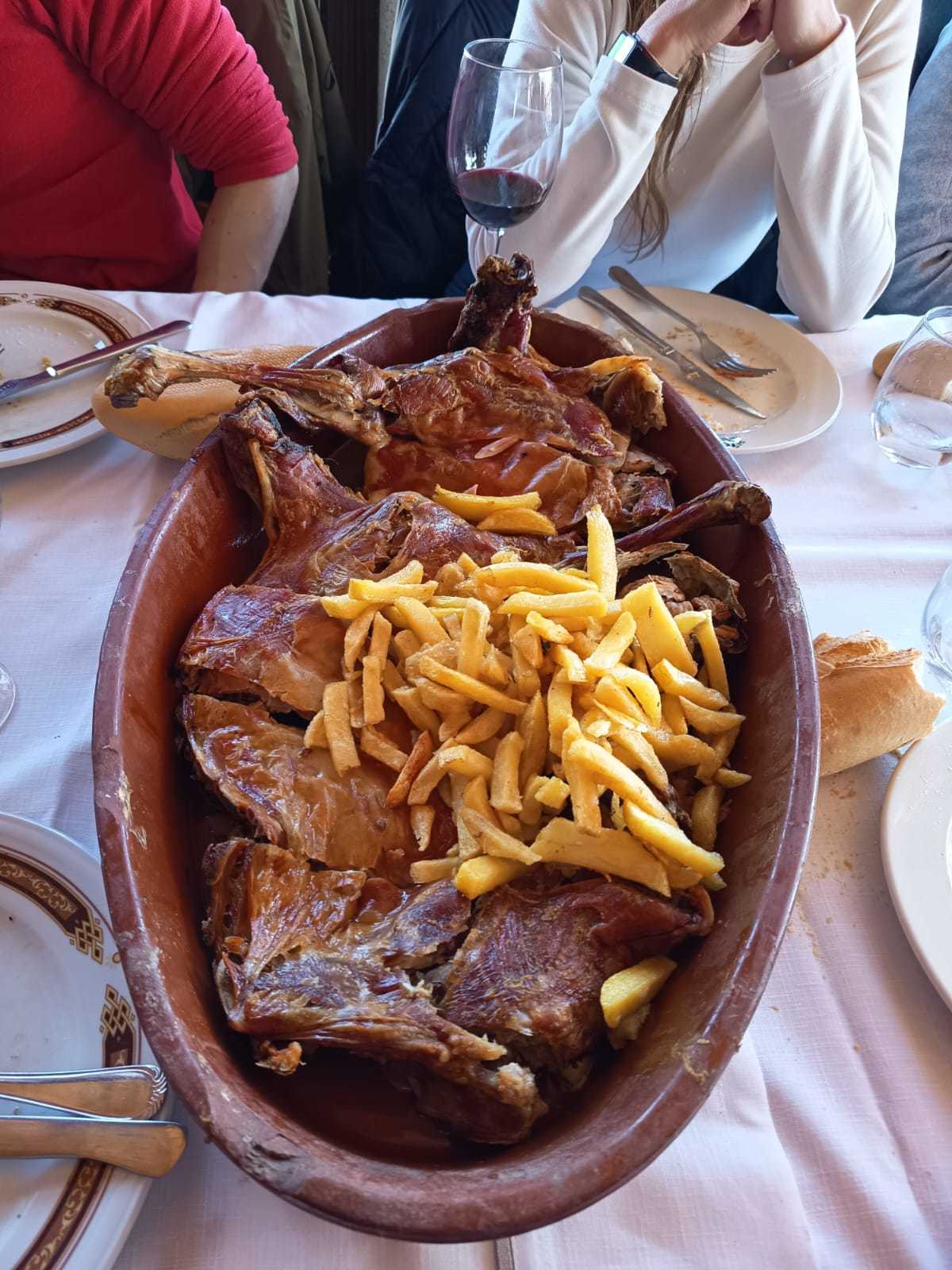 La comida como homenaje final.