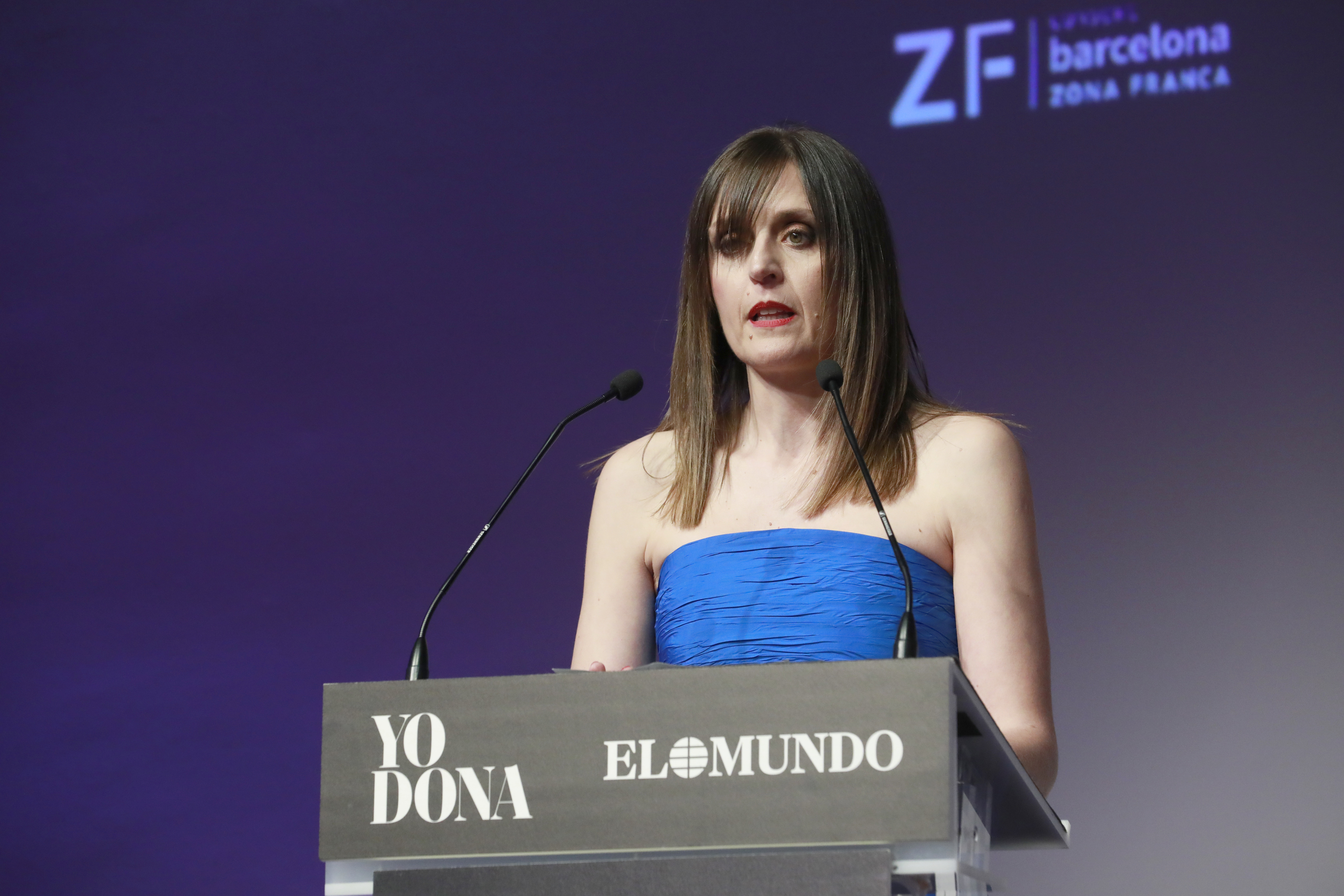 Amaya Garc�a, directora de Yo Dona, abri� el acto.