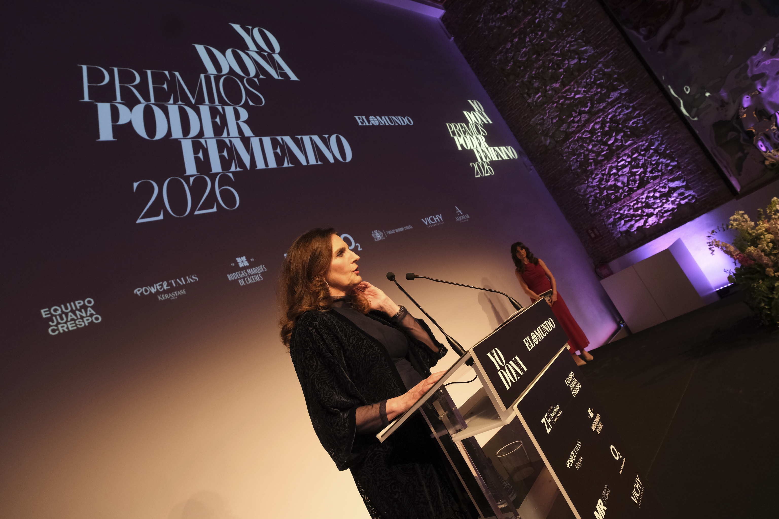 Laura M�gica, directora general y consejera de Unidad Editorial, en un momento de su discurso.