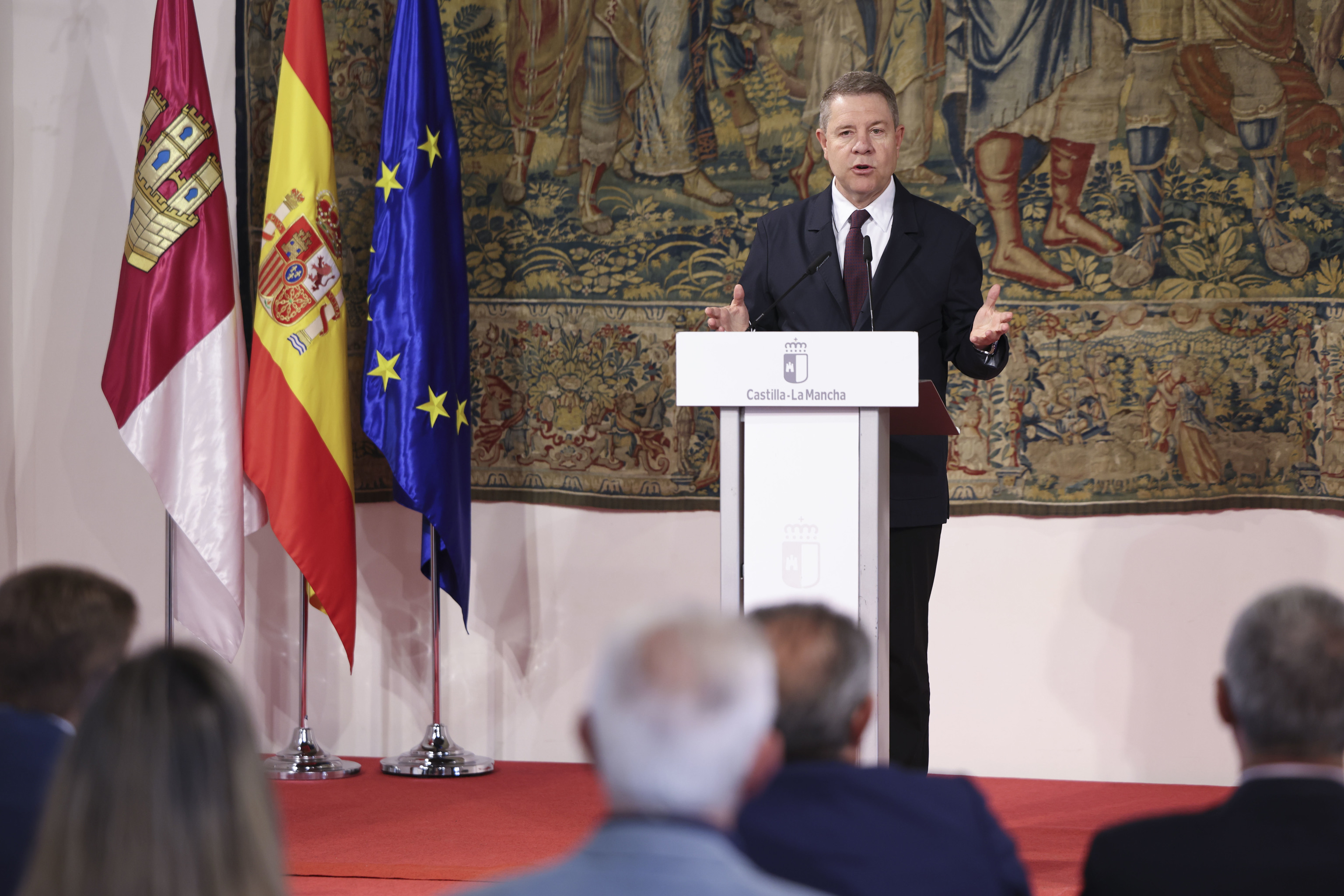 Emiliano Garc�a-Page, presidente de Castilla-La Mancha.