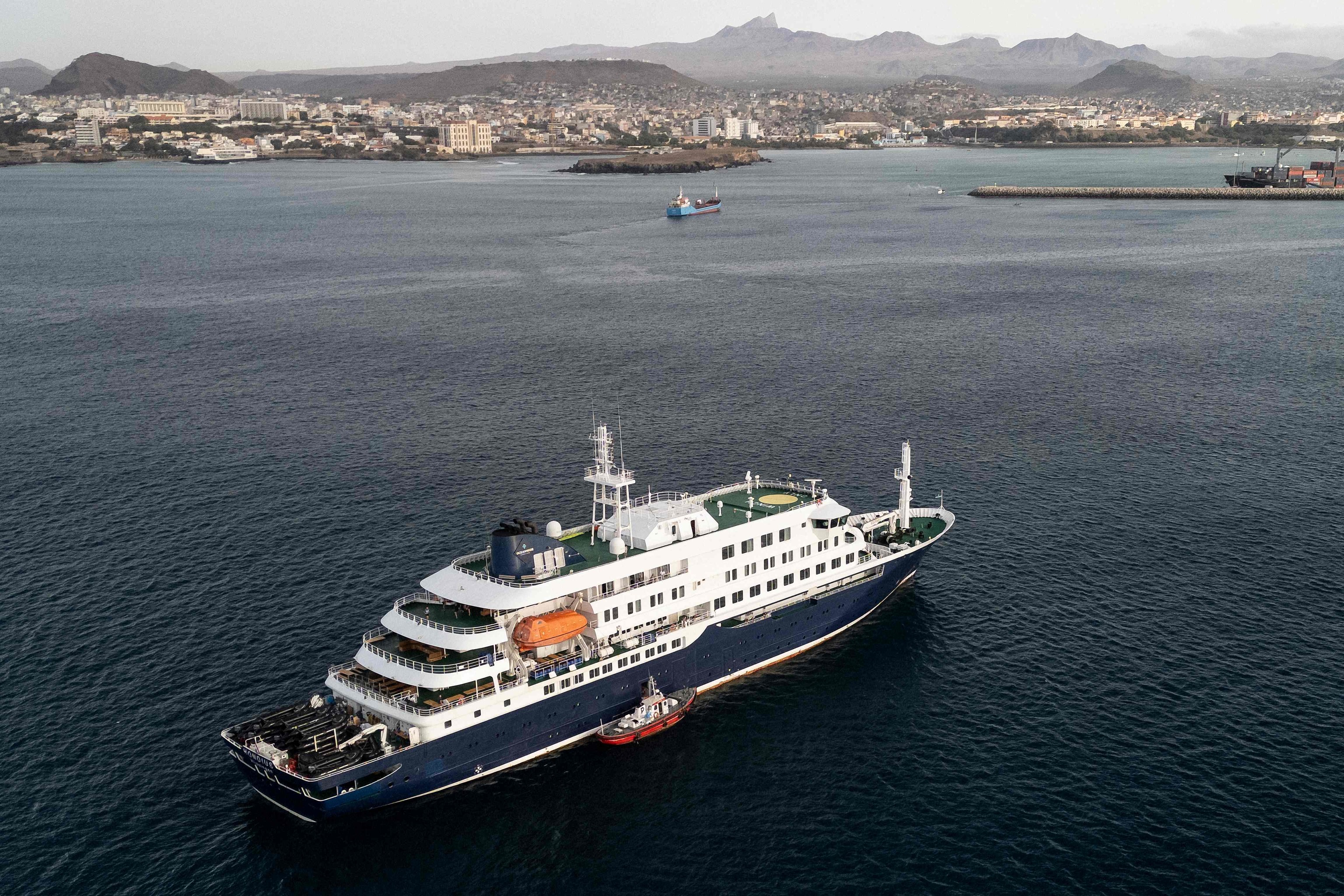 El crucero de Pa�ses Bajos 'MV Hondius'.