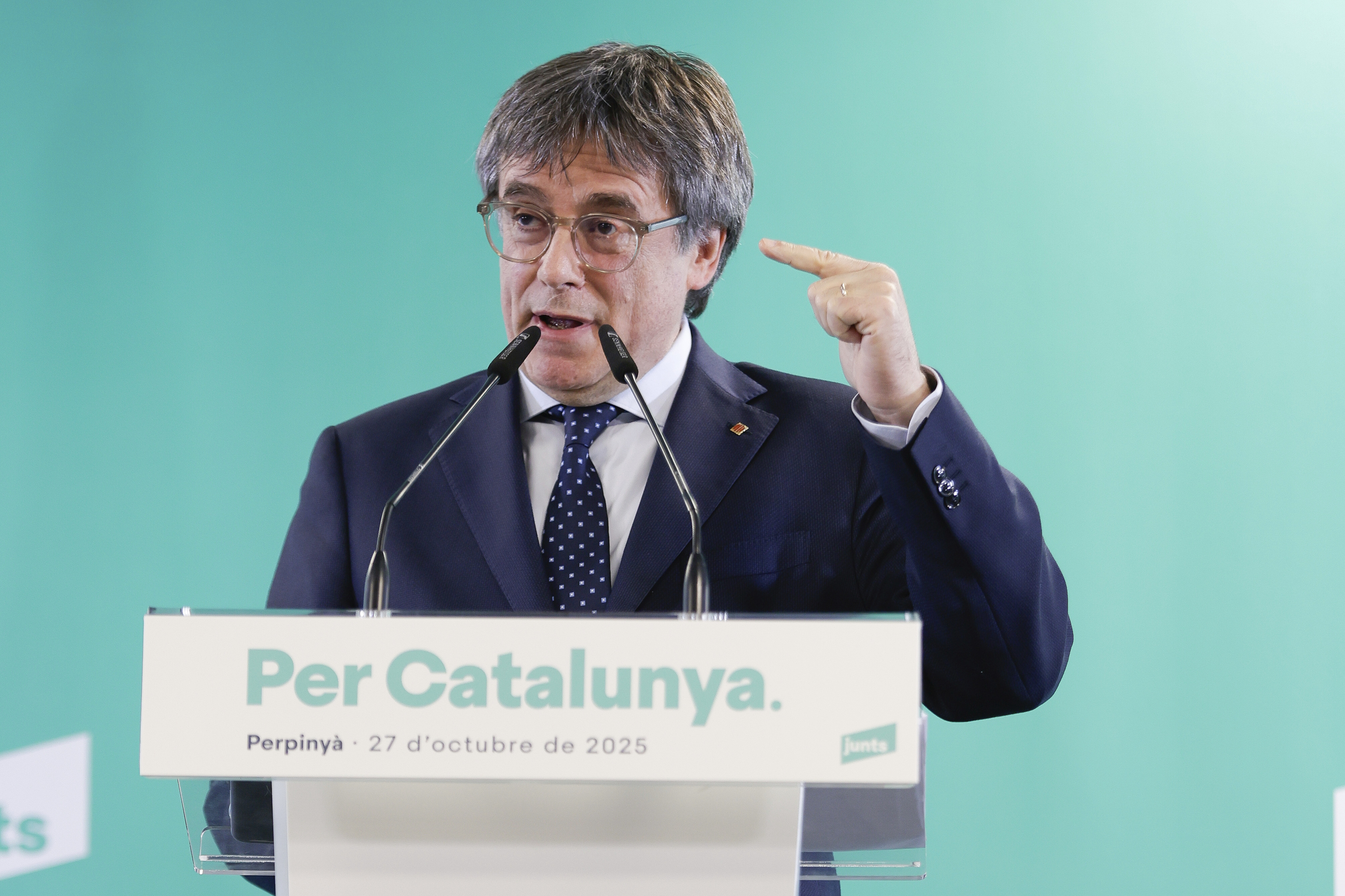 El presidente de Junts, Carles Puigdemont.