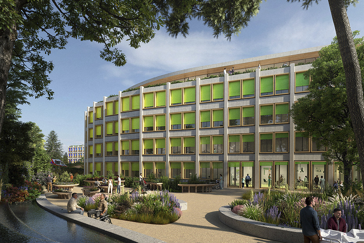 Im�genes digitales del futuro del antiguo Puerta de Hierro, seg�n el proyecto de Luis Vidal Arquitectos.