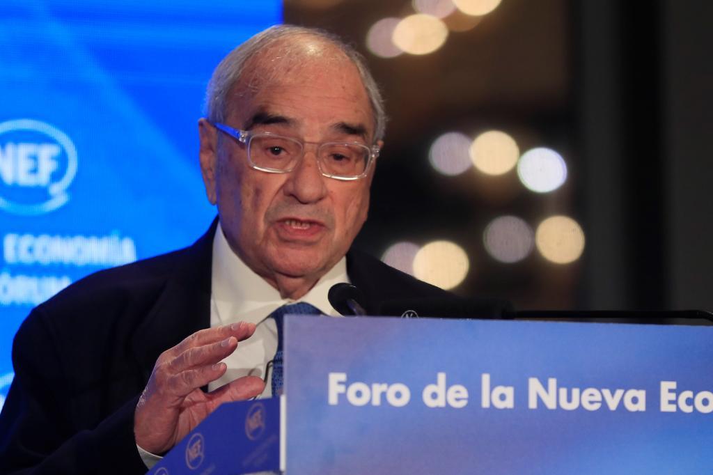 El ex ministro del Interior Rodolfo Mart�n Villa, en un desayuno informativo en 2022.