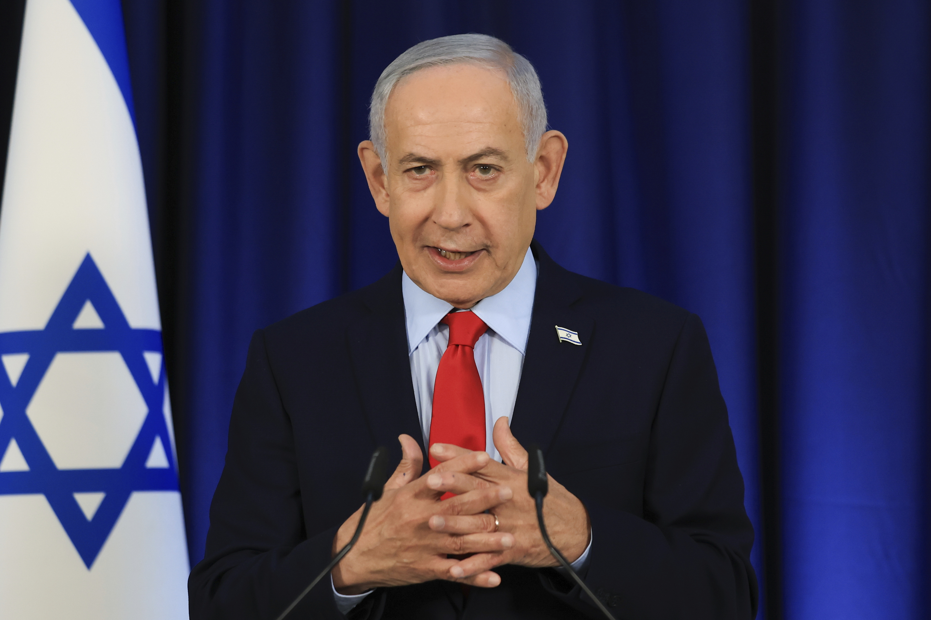 El primer ministro israel�, Benjamin Netanyahu.