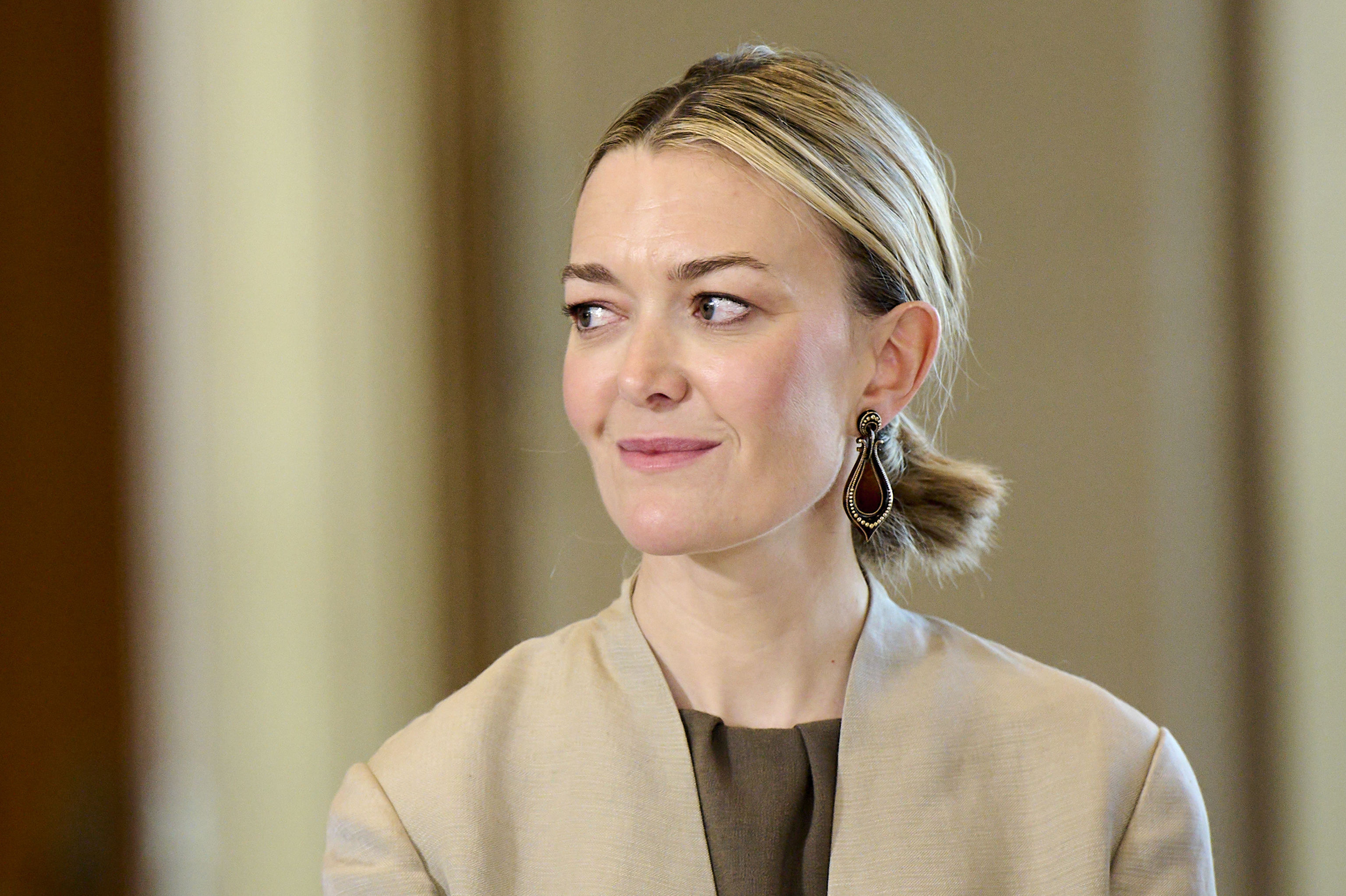 Marta Ortega, en un acto como patrona de la Galer�a de las Colecciones Reales de Madrid en 2024.