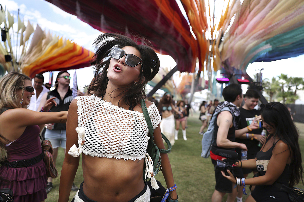 Una fan en el Coachella de este año.