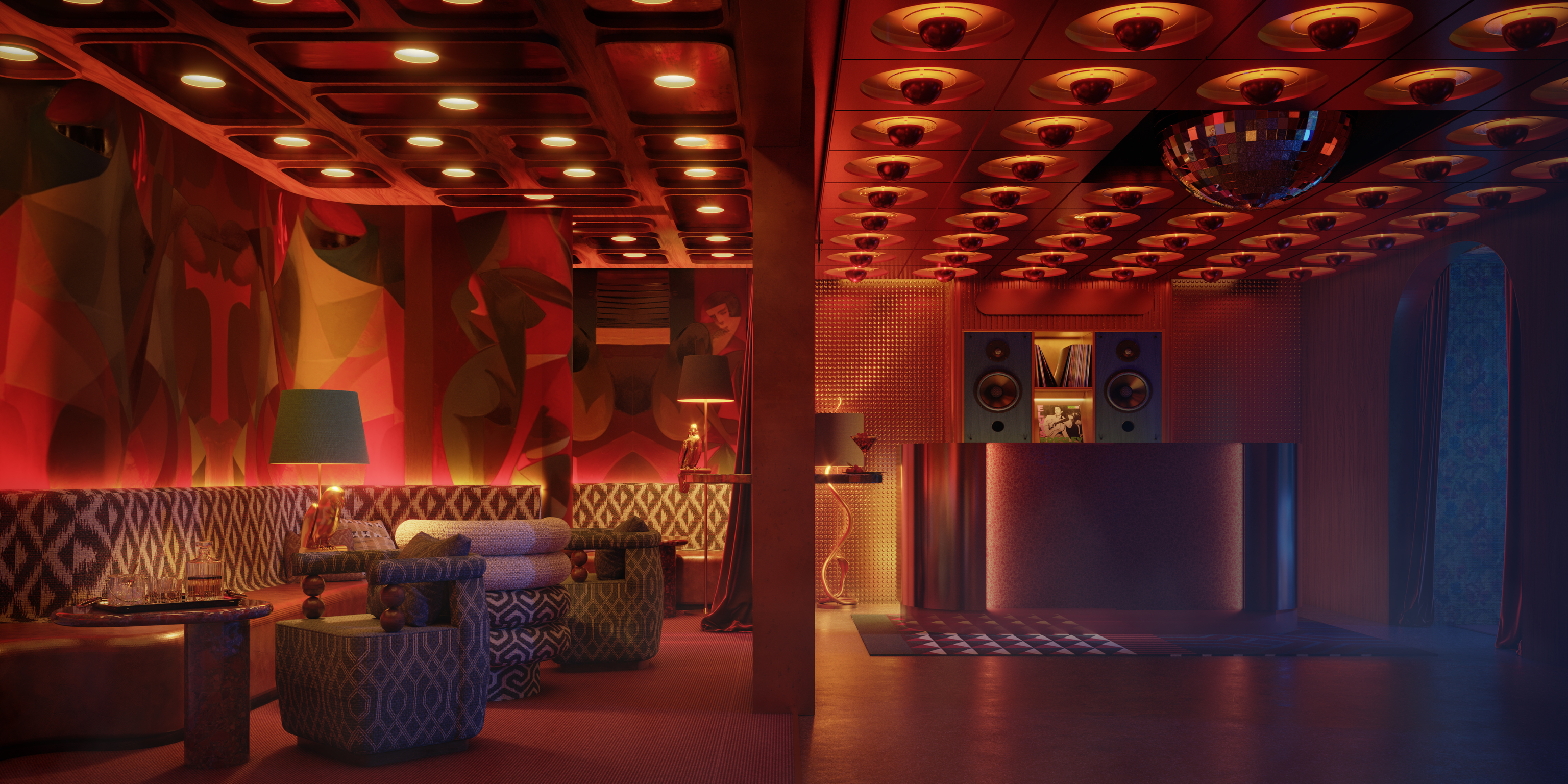 El bar speakeasy contará con sonido inmersivo.