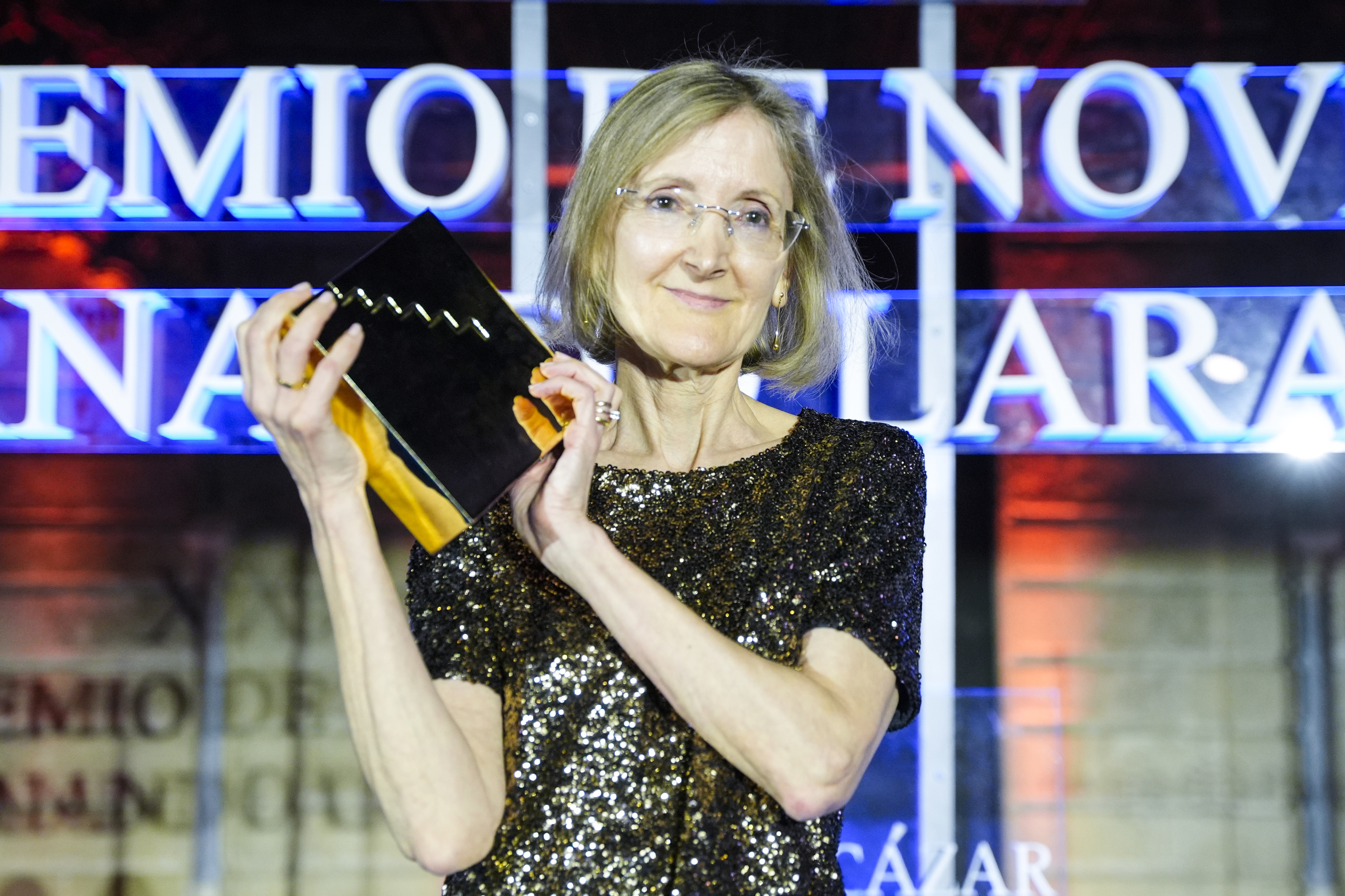 La ganadora del galard�n Marta Platel.